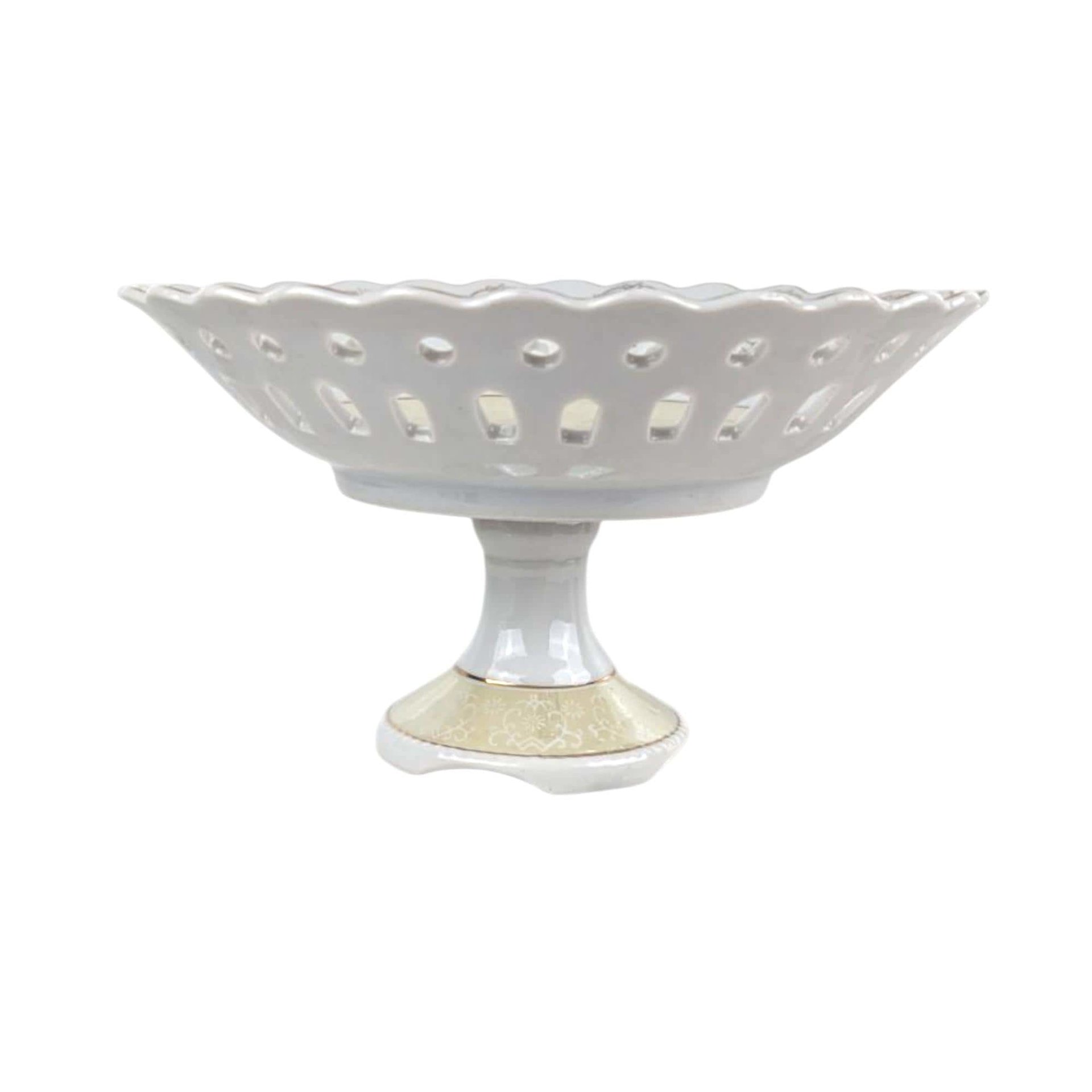 Vintage Arnart Porcelain Pedestal Bowl (M4036)