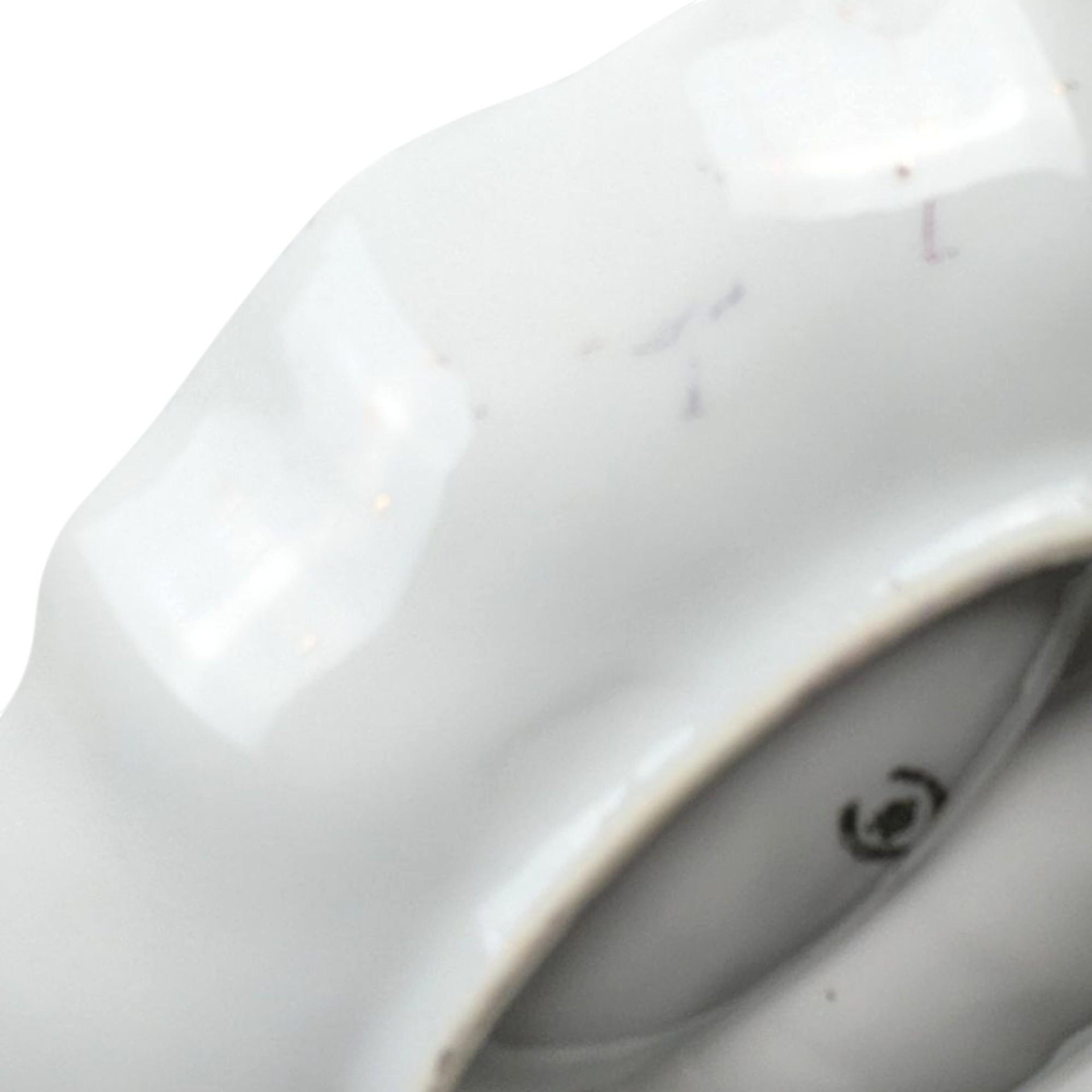 Vintage Ucagco Leaf-Shaped Floral Dresser Tray