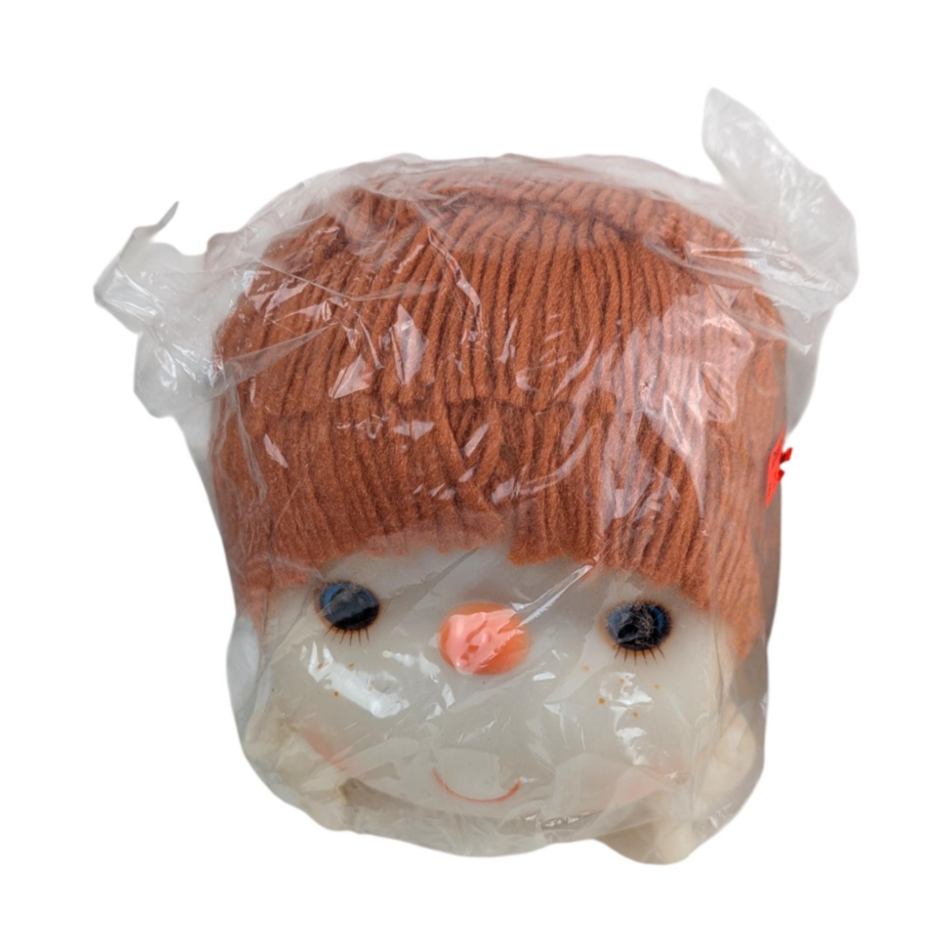 Vintage J.Shin Plastic Doll Heads Set, 6"