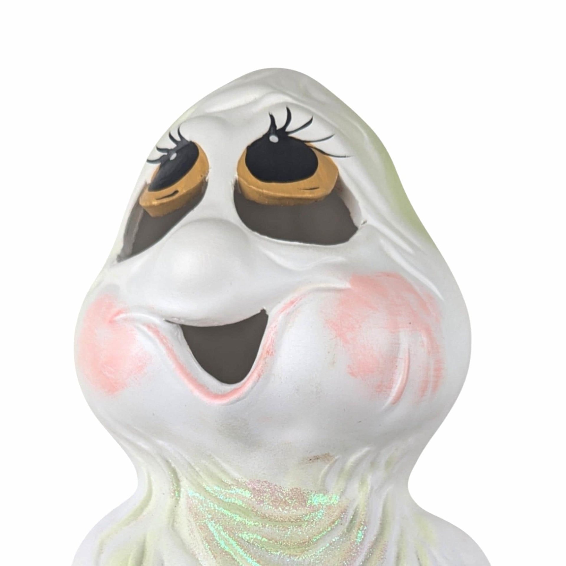 Vintage Holland Mold Ceramic Ghost & Jack O' Lantern