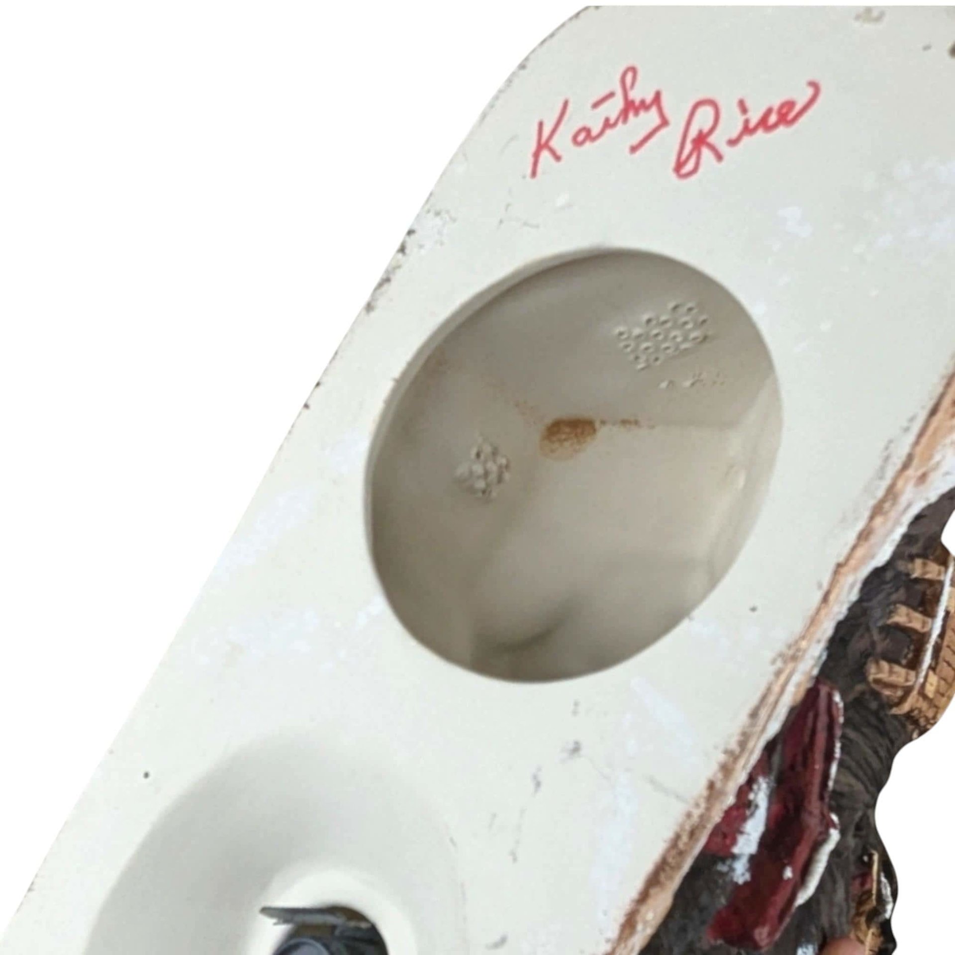 Vintage Handpainted Halloween Treehouse Light