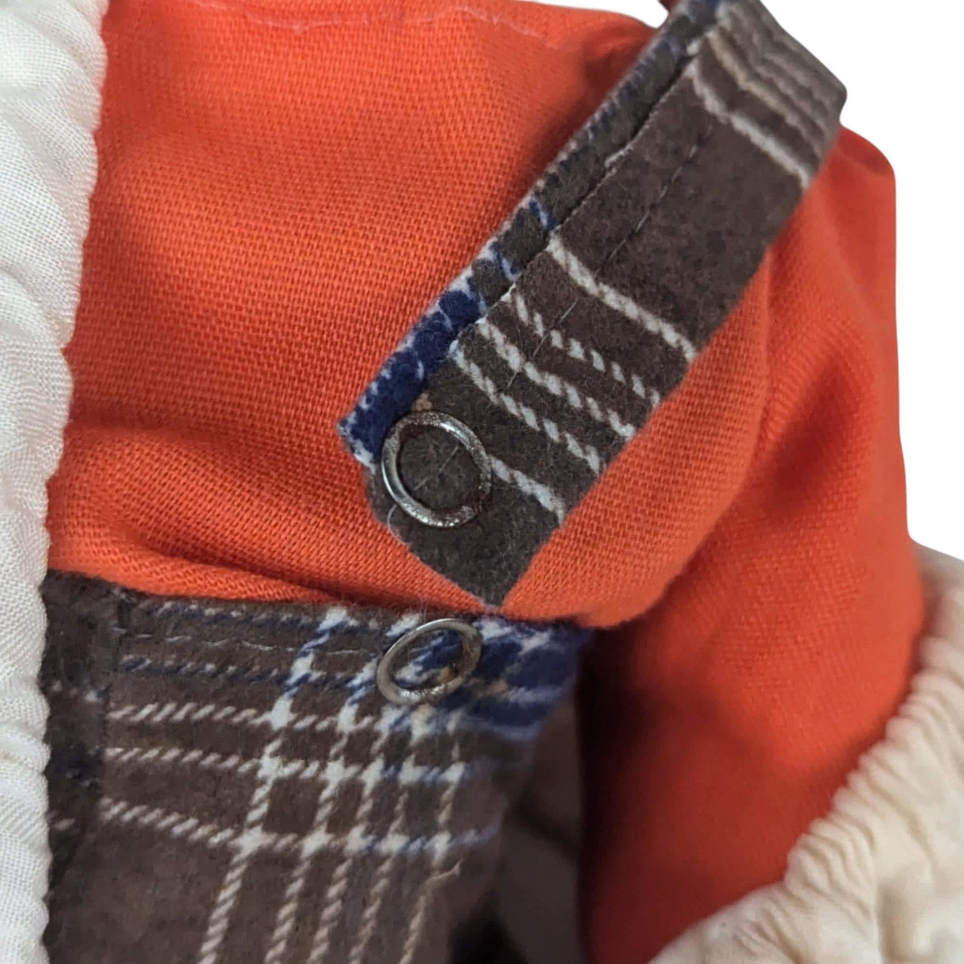 Vintage Price Products Sitting Plaid Clown Doll