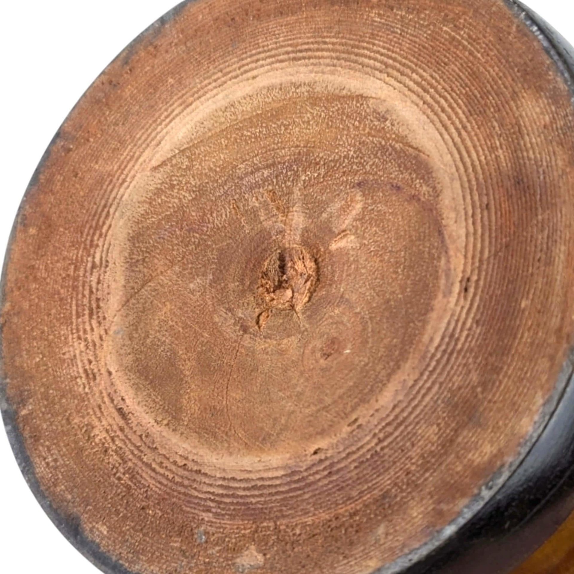 Vintage Handmade Carved Bird Wooden Mortar and Pestle