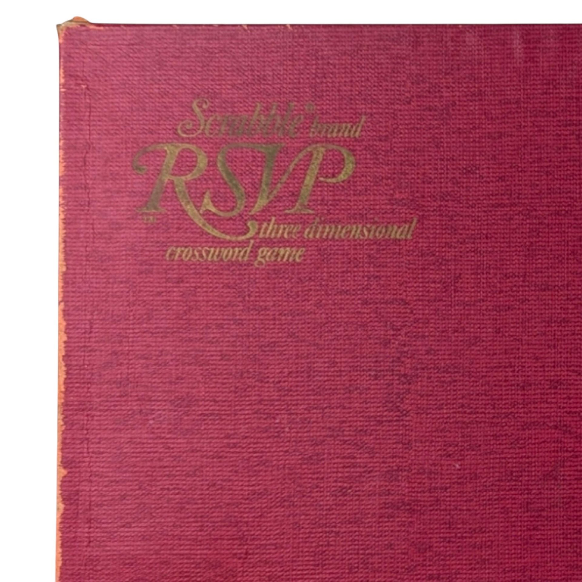 1966 Scrabble RSVP Board Game