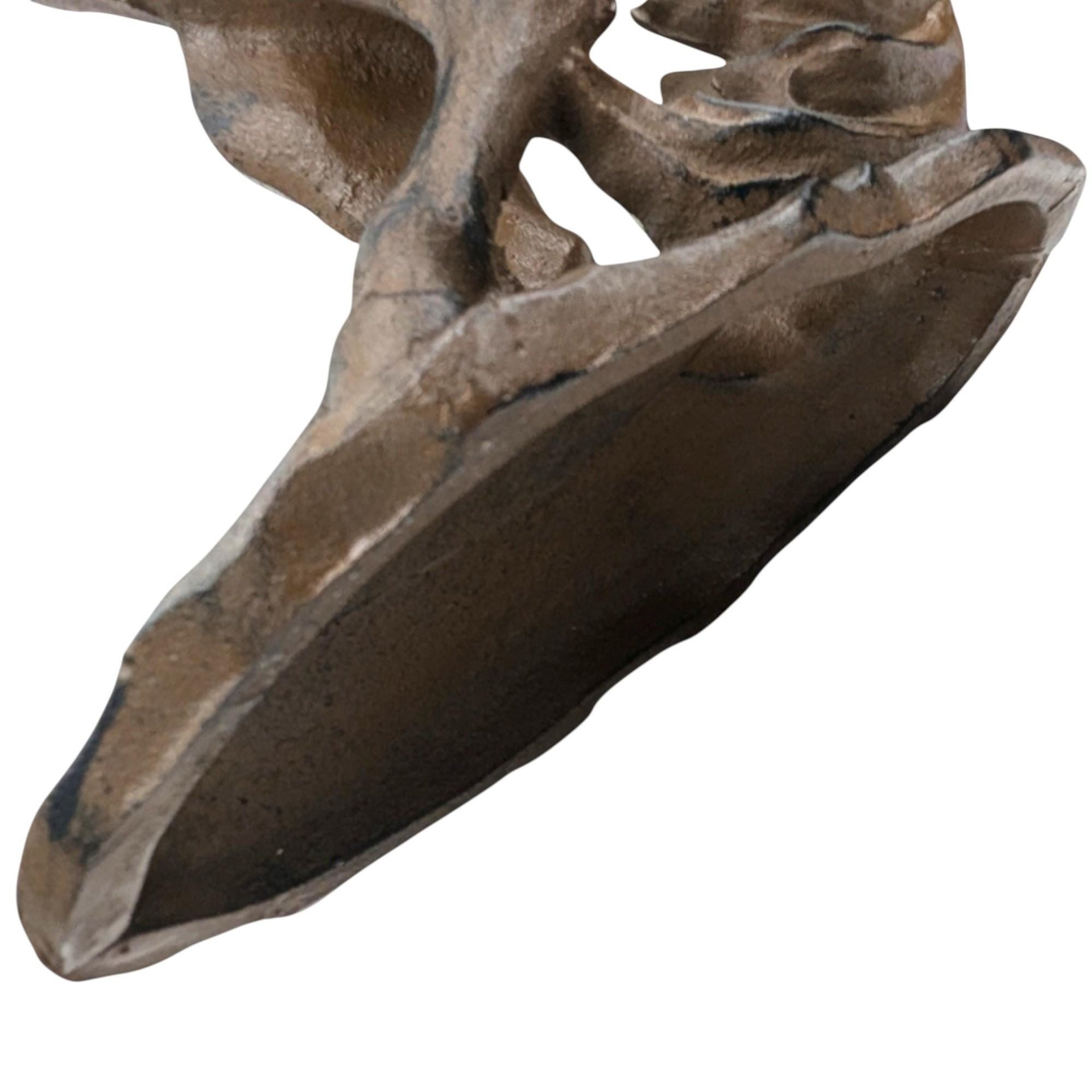 Vintage Cast Iron Rearing Horse Statue