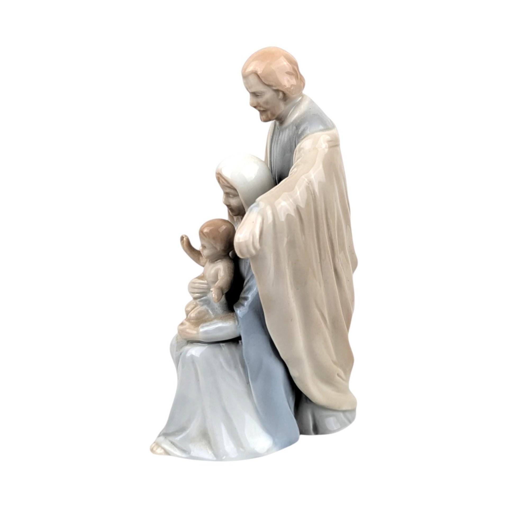 Vintage Roman Porcelain Holy Family Figurine