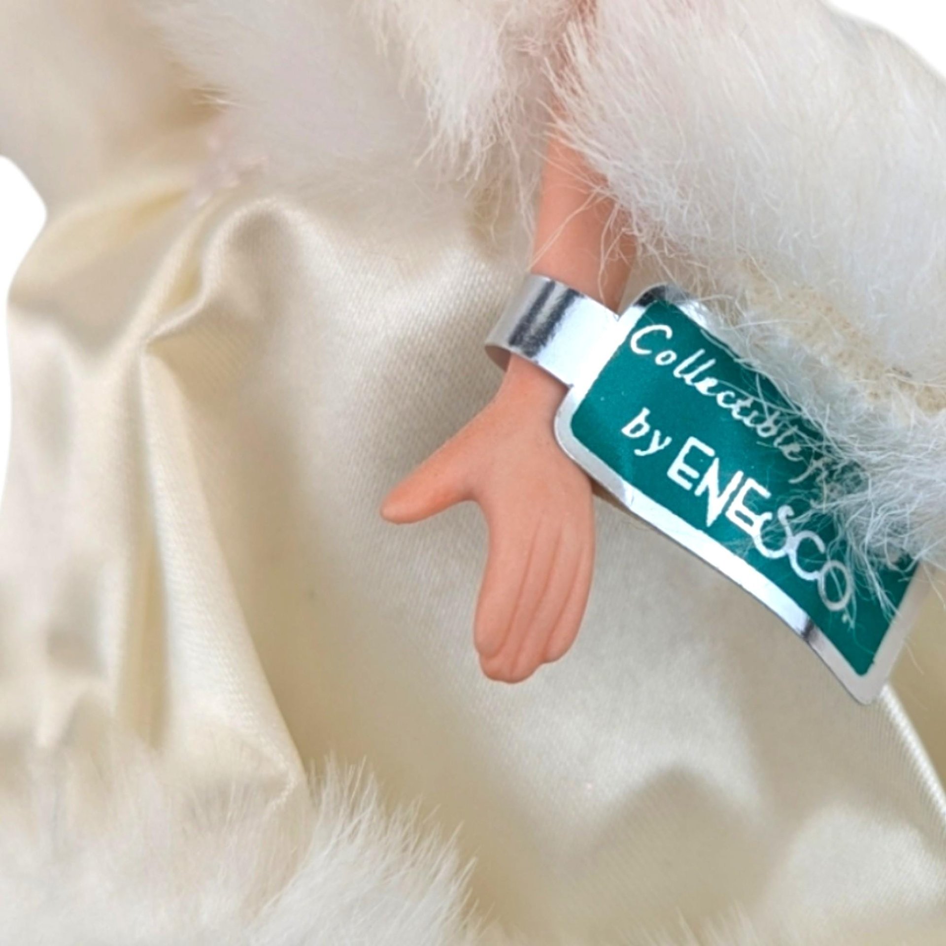 1989 Enesco Happy Holidays Barbie Musical Figurine