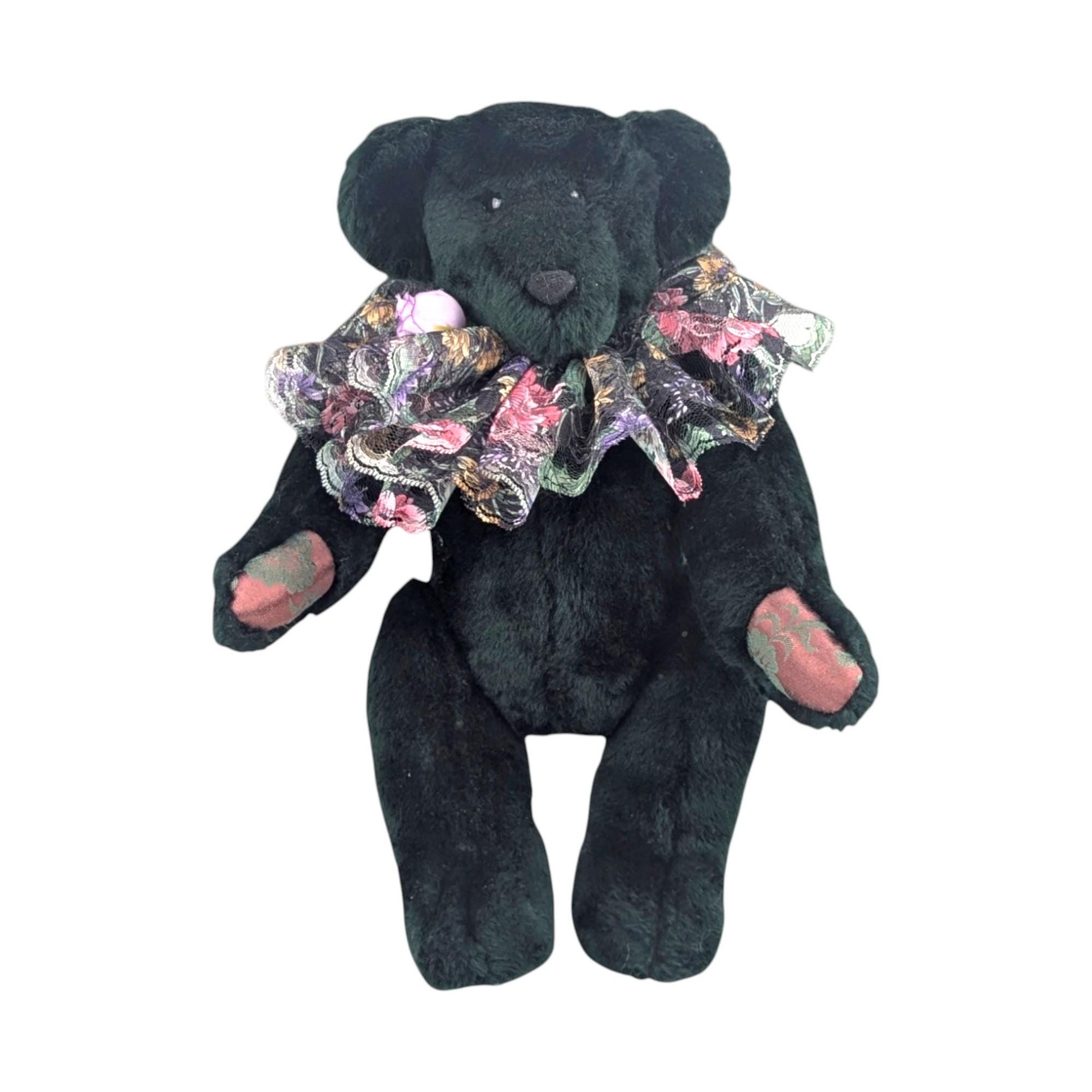 1994 Johnson Creations Green Plush Teddy Bear