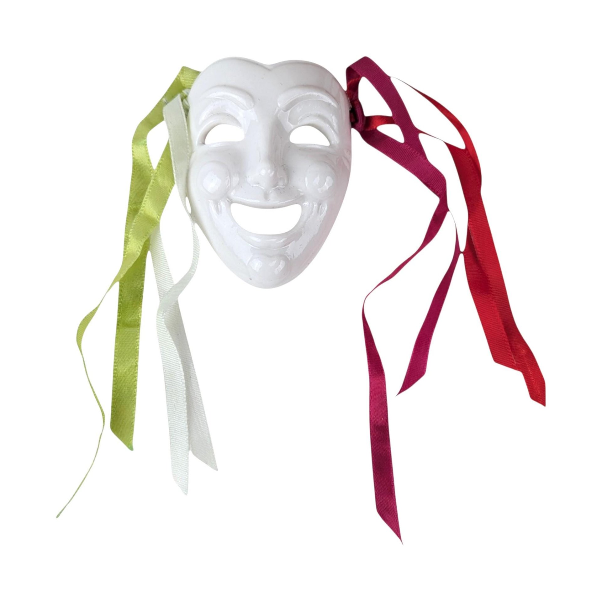 1984 Kurt Adler Santa's World Porcelain Mask Ornament