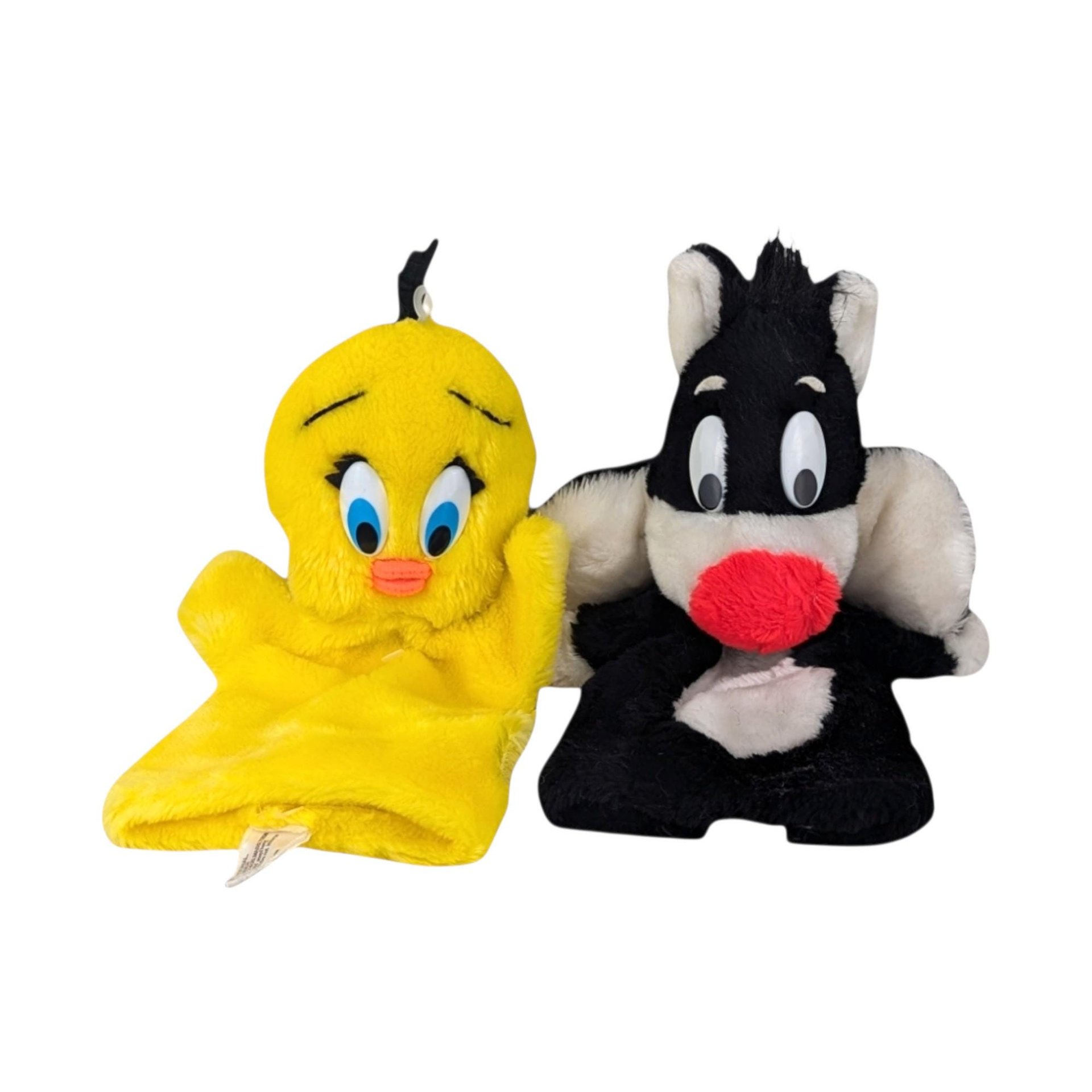 1971 Warner Bros Tweety and Sylvester Hand Puppets