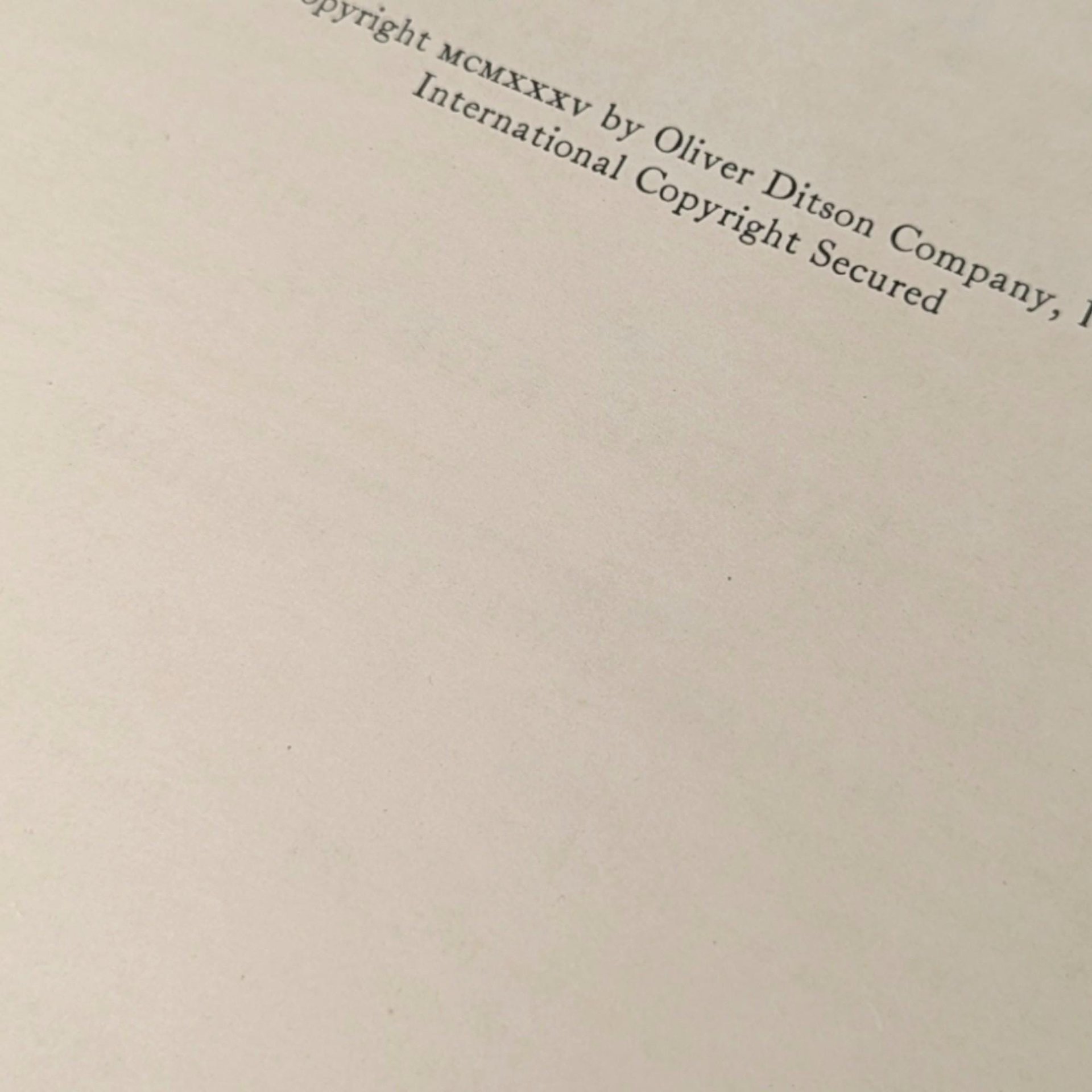 1935 Robyn Rote-Cards Louise Robyn Music Book