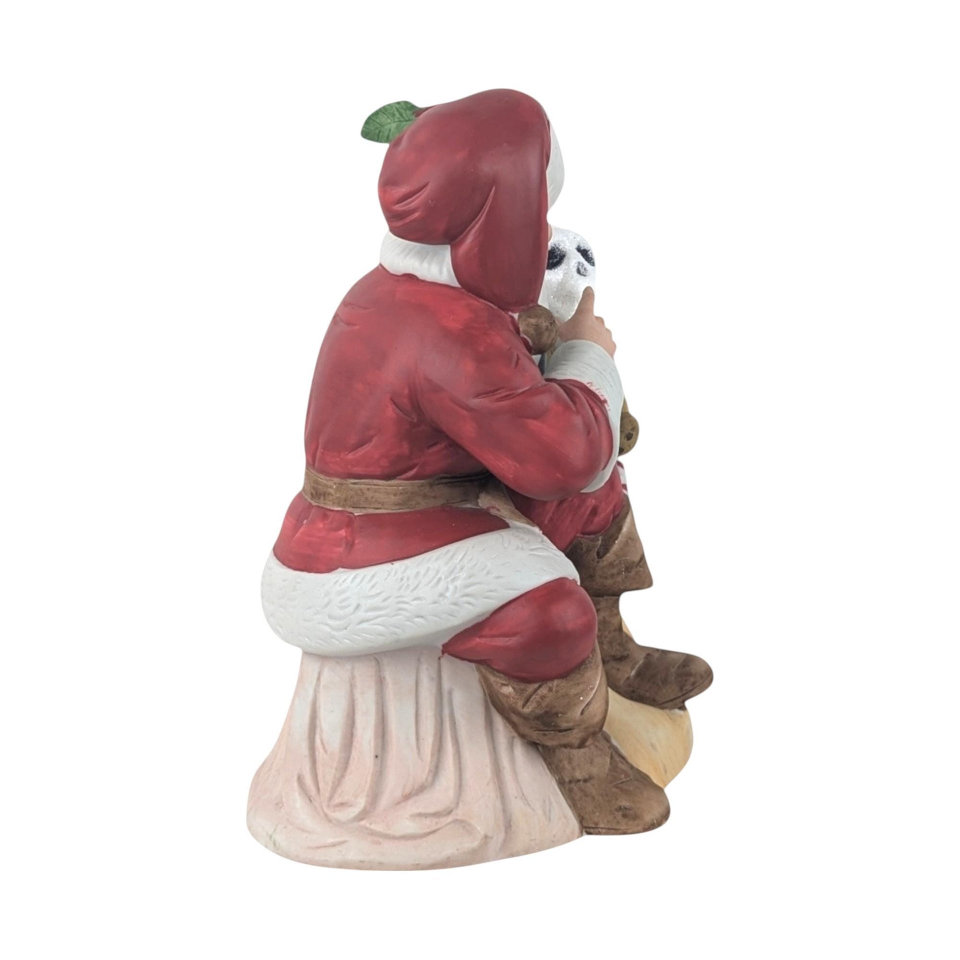 1983 Santa With Skull Music Box