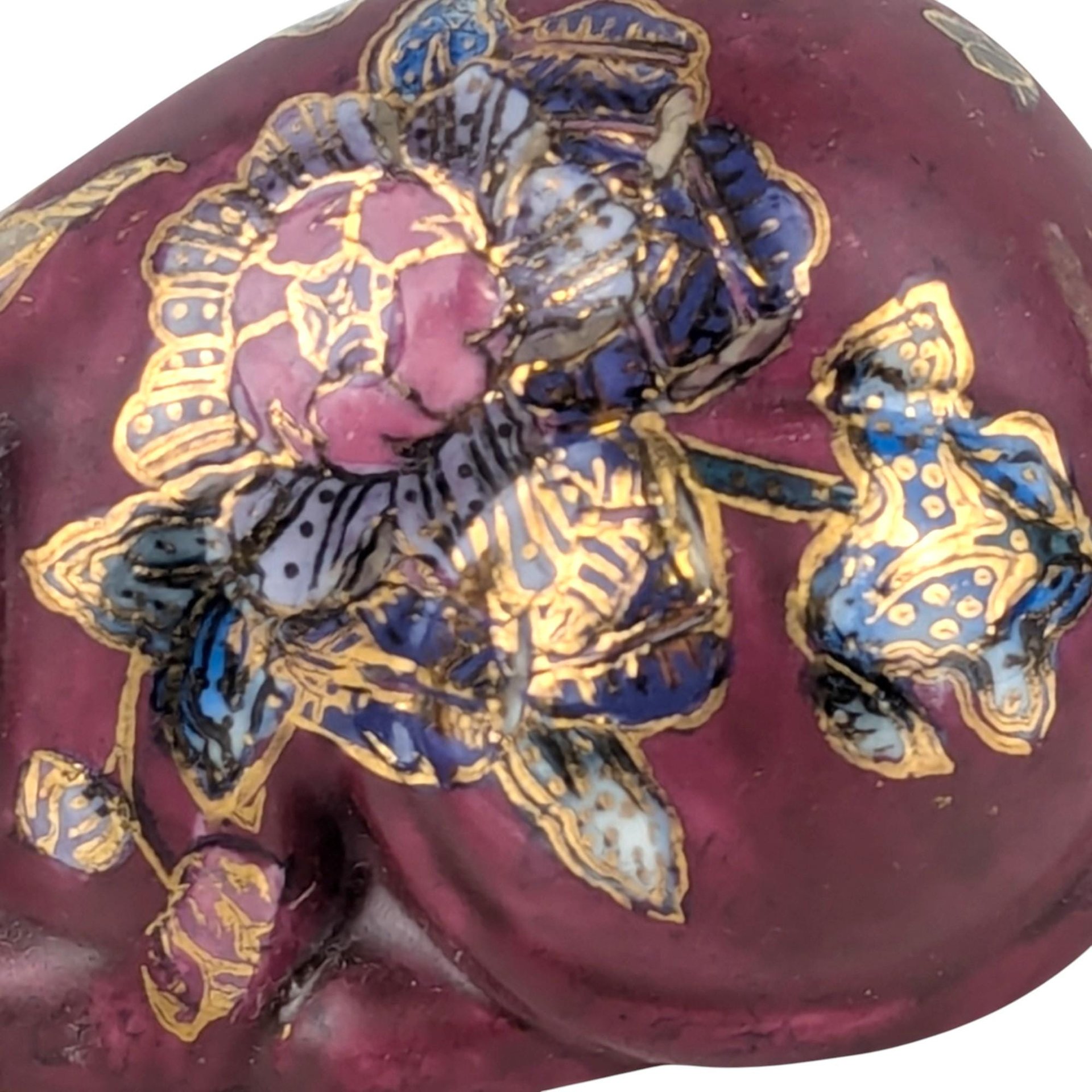 Vintage Fitz and Floyd Painted Cat Figurine