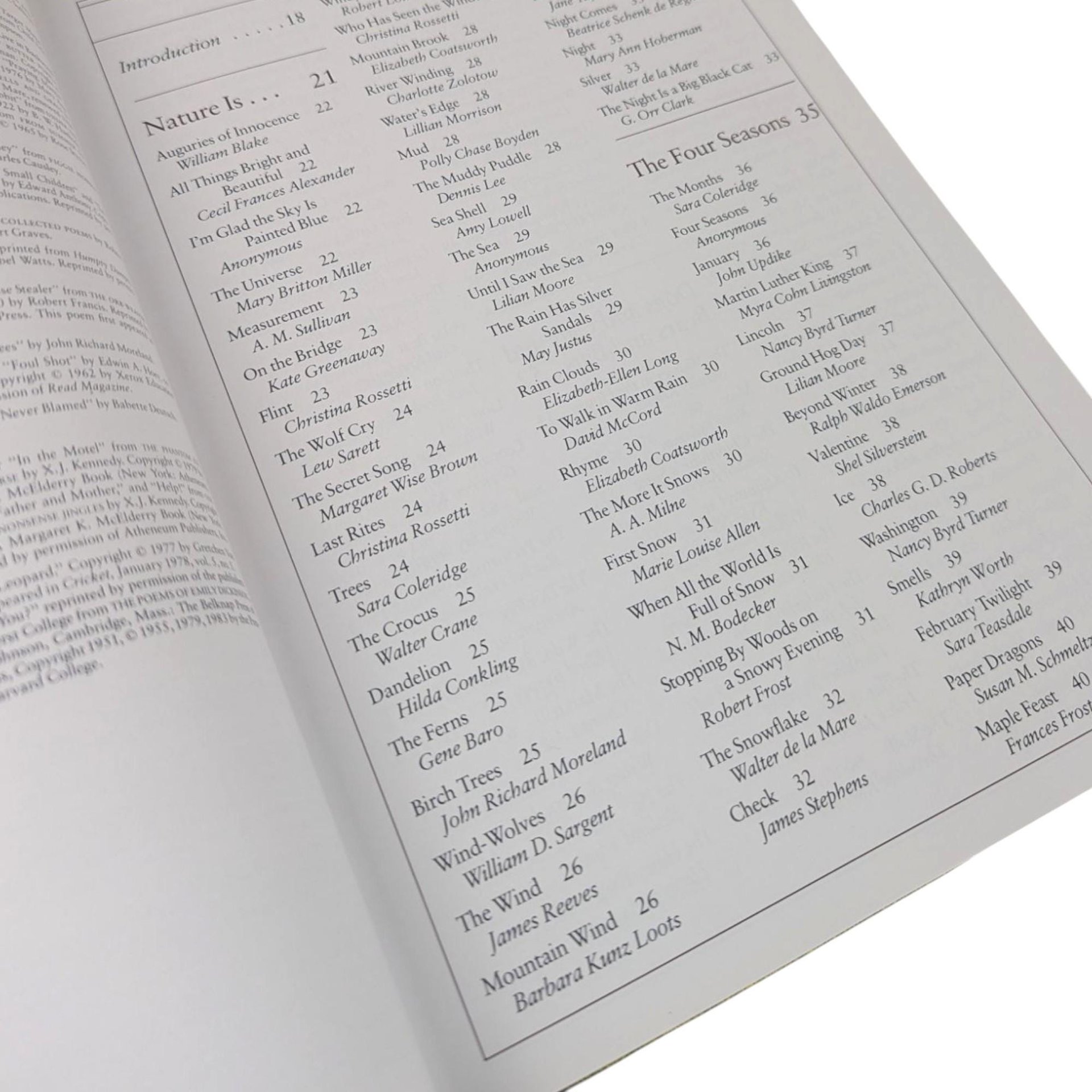 1983 The Random House Book of Poetry for Children