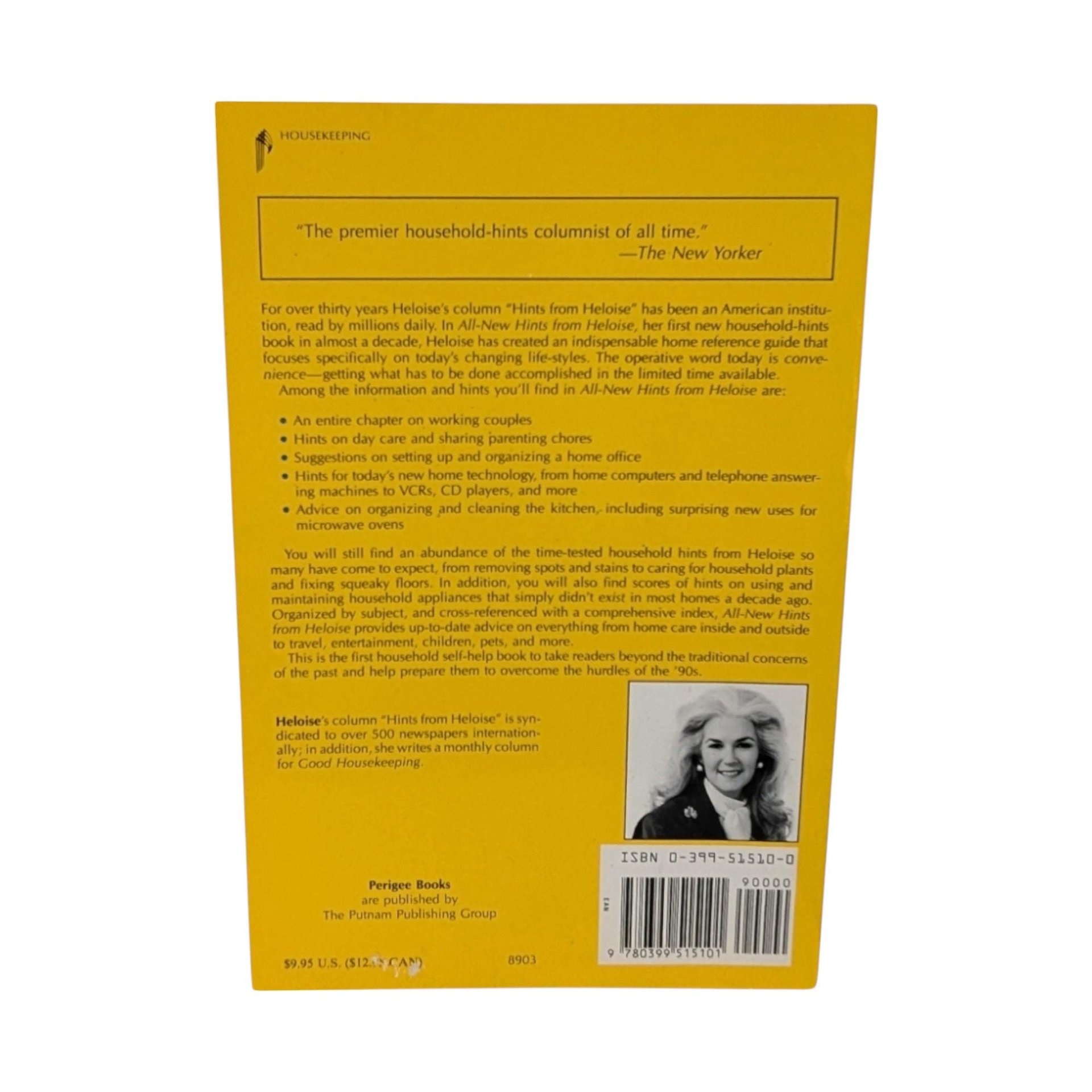 1989 All-New Hints from Heloise Household Guide