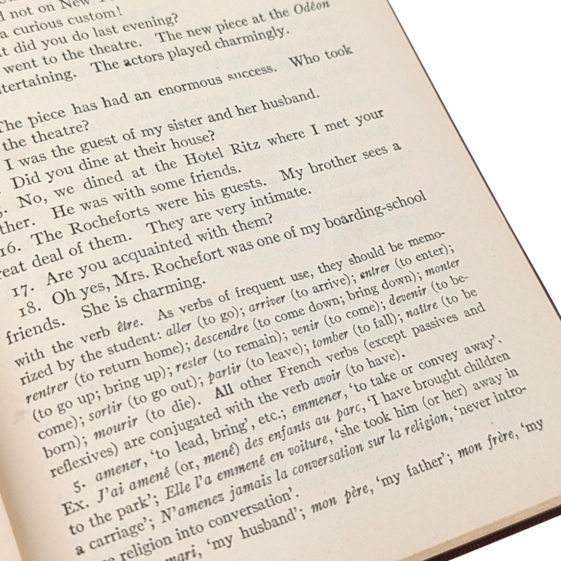 1918 Pattou’s Causeries En France Antique Hardcover