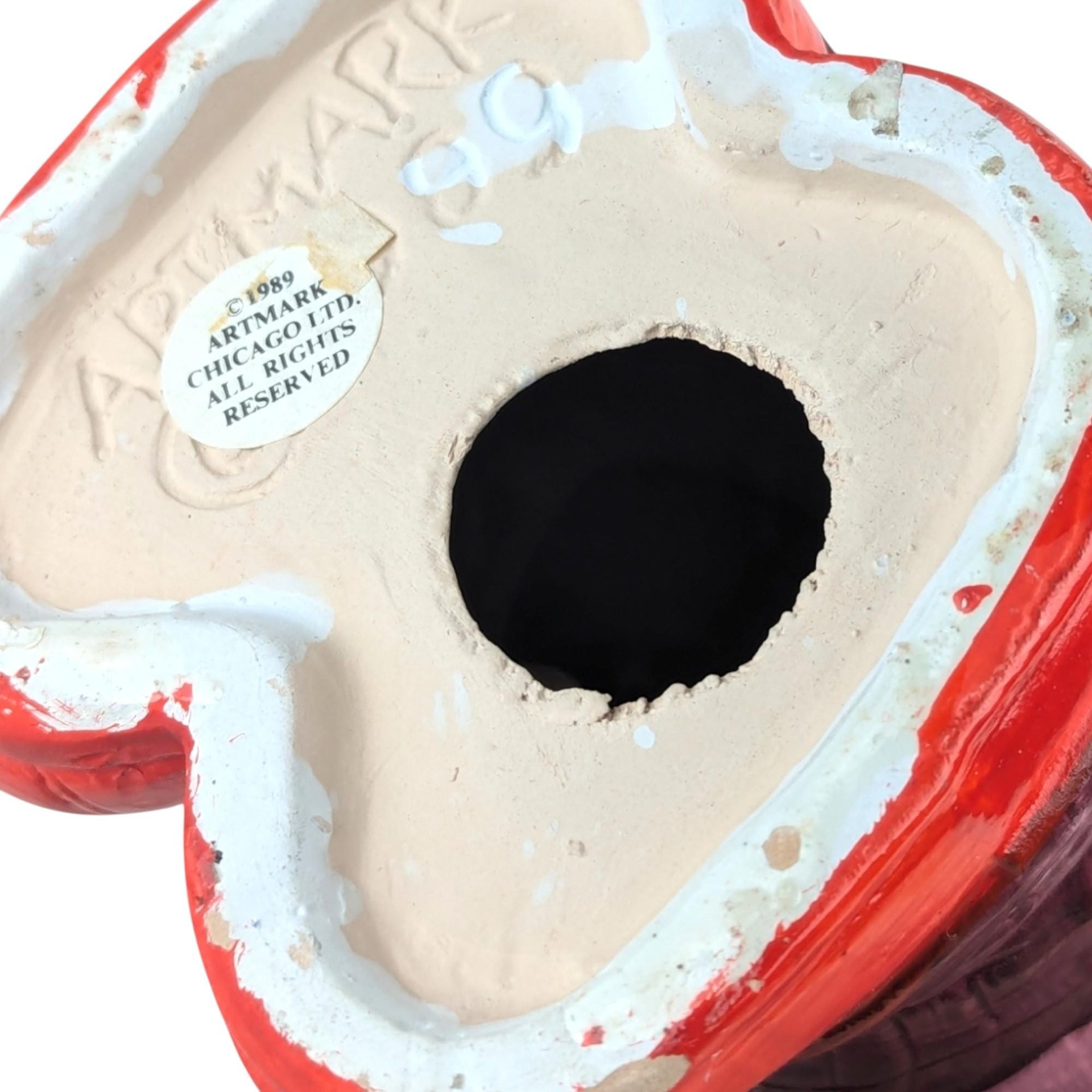 1989 Artmark Sad Hobo Clown Ceramic Figurine