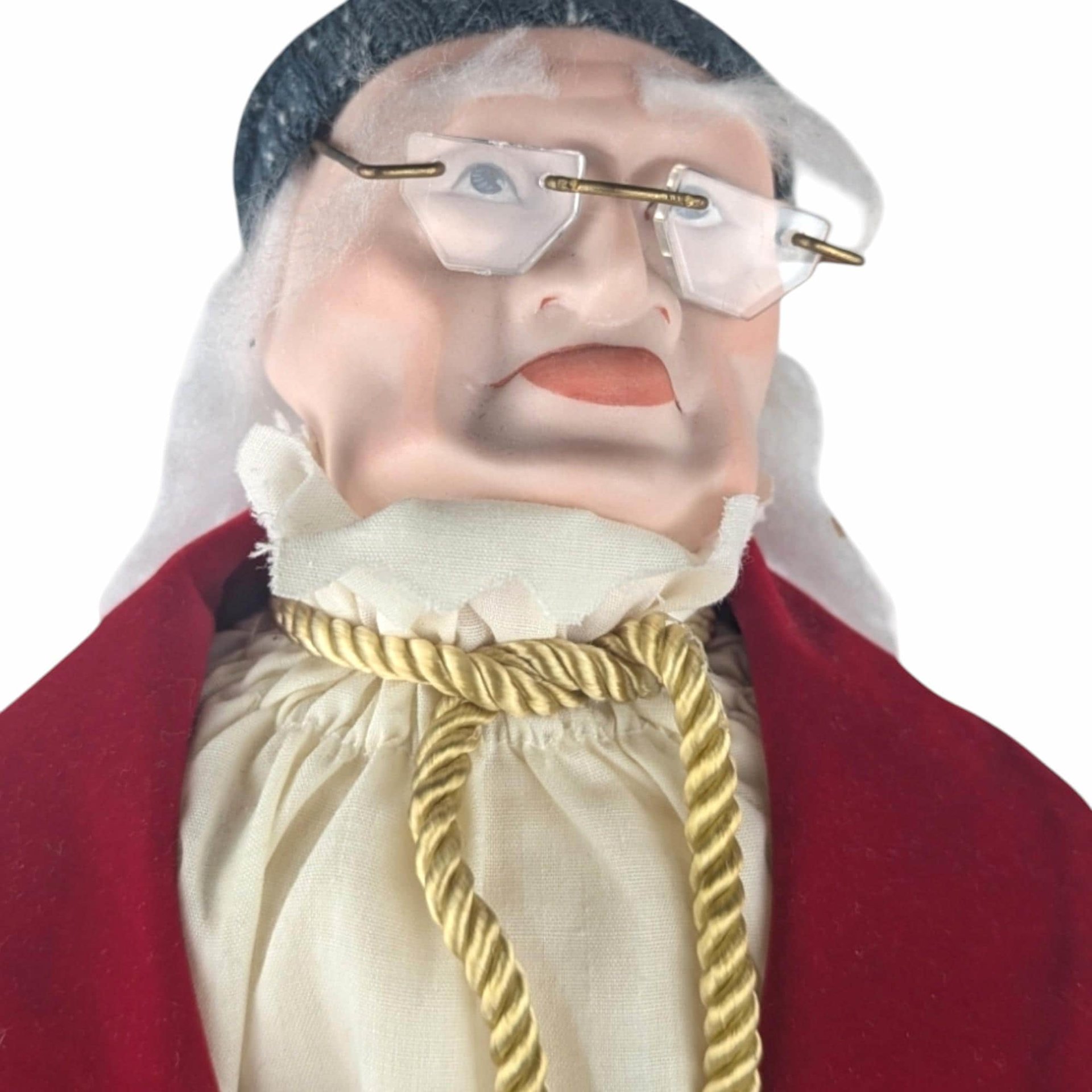 Vintage 1987 Dept 56 Scrooge Porcelain Character Doll