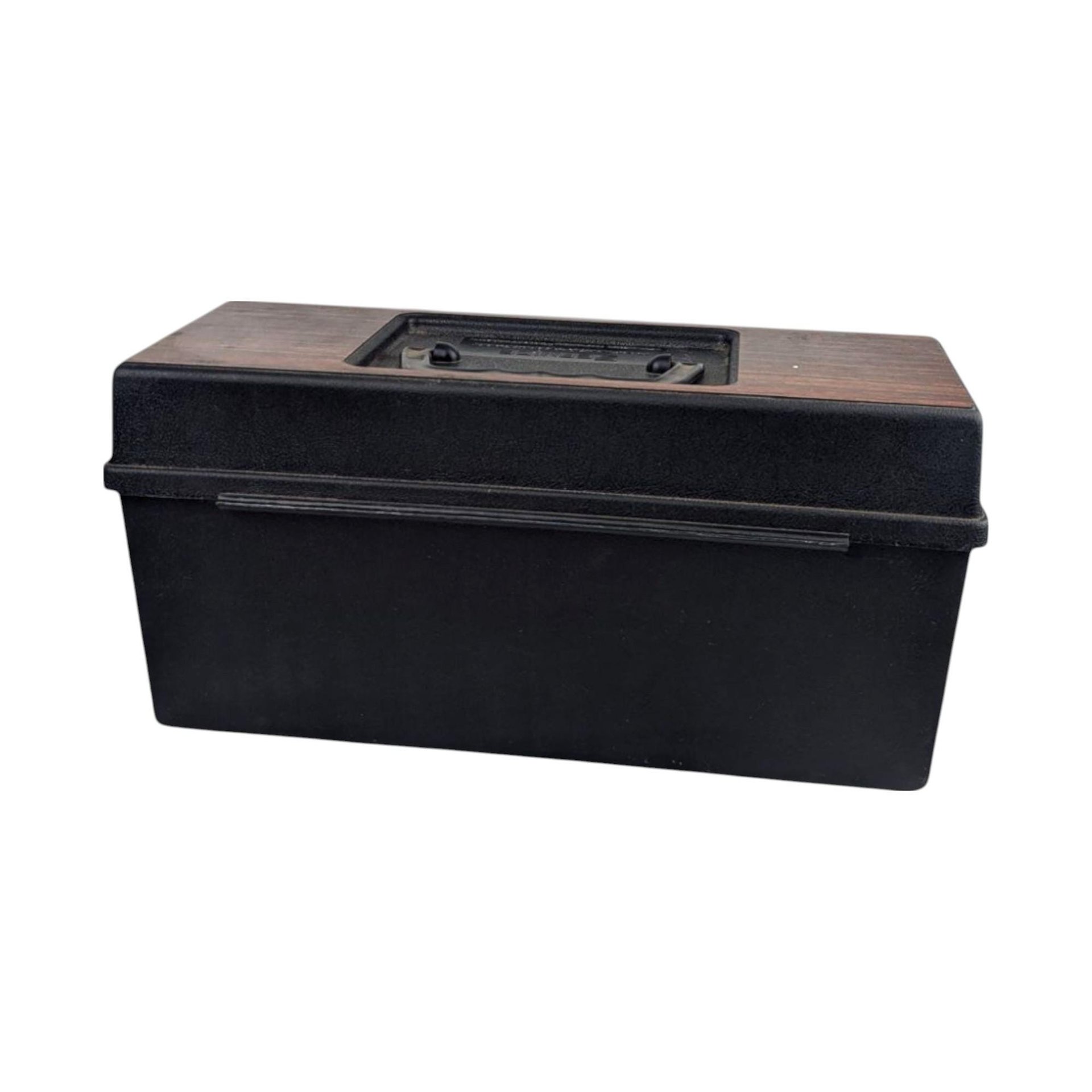 1976 Service Plastic 8-Track Storage Case & 12-Tape Bundle