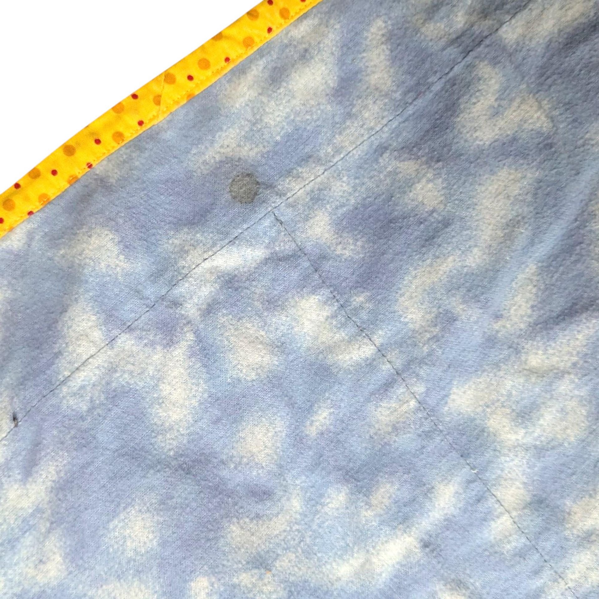 Handmade Vintage Clown Motif Throw Blanket