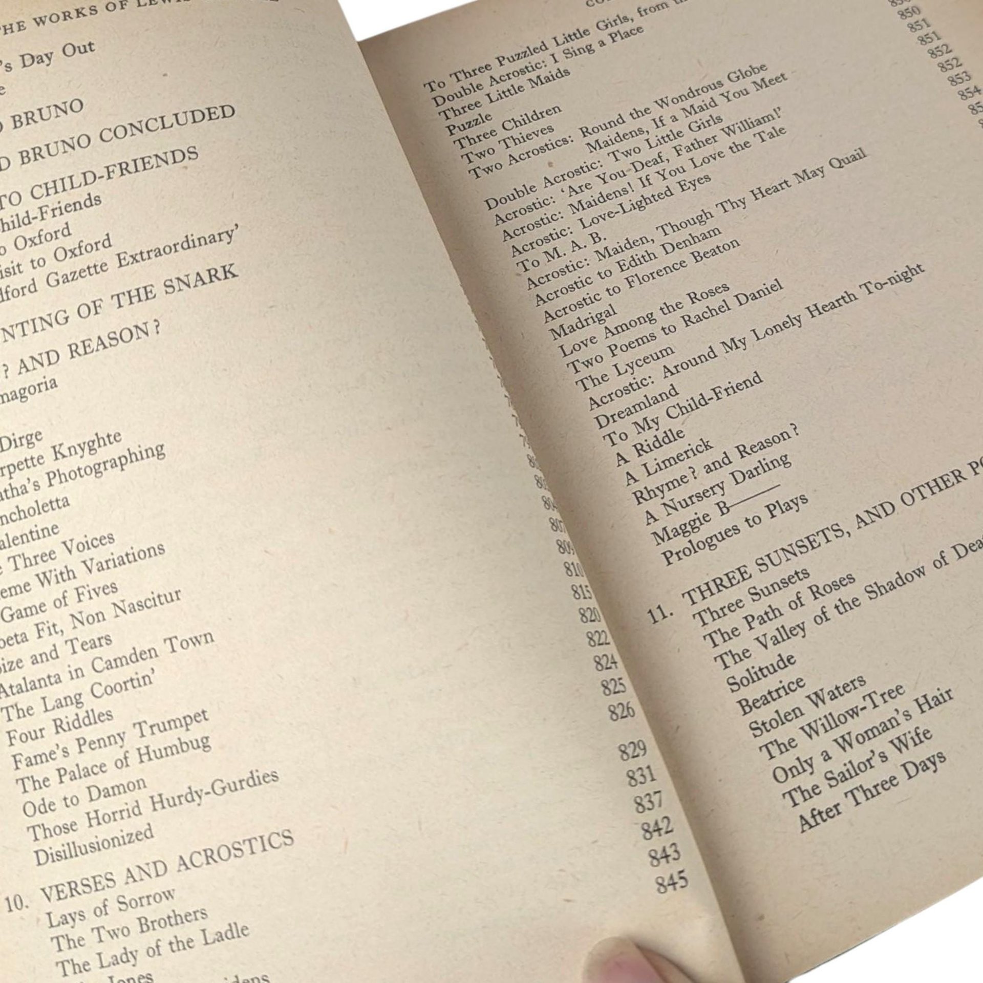 1965 The Works of Lewis Carroll Hardcover with Tenniel Art