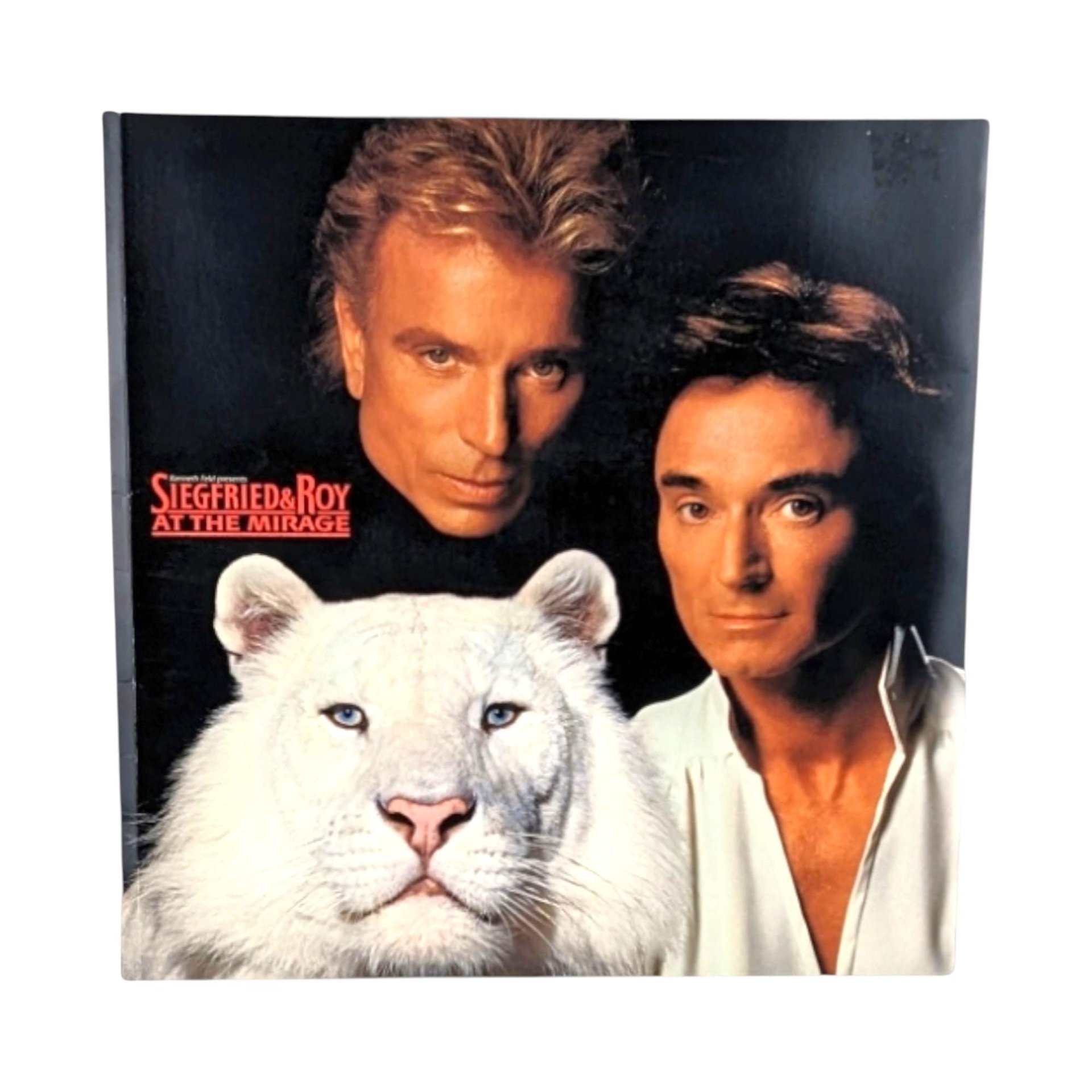Vintage Siegfried and Roy at the Mirage Souvenir Program Book
