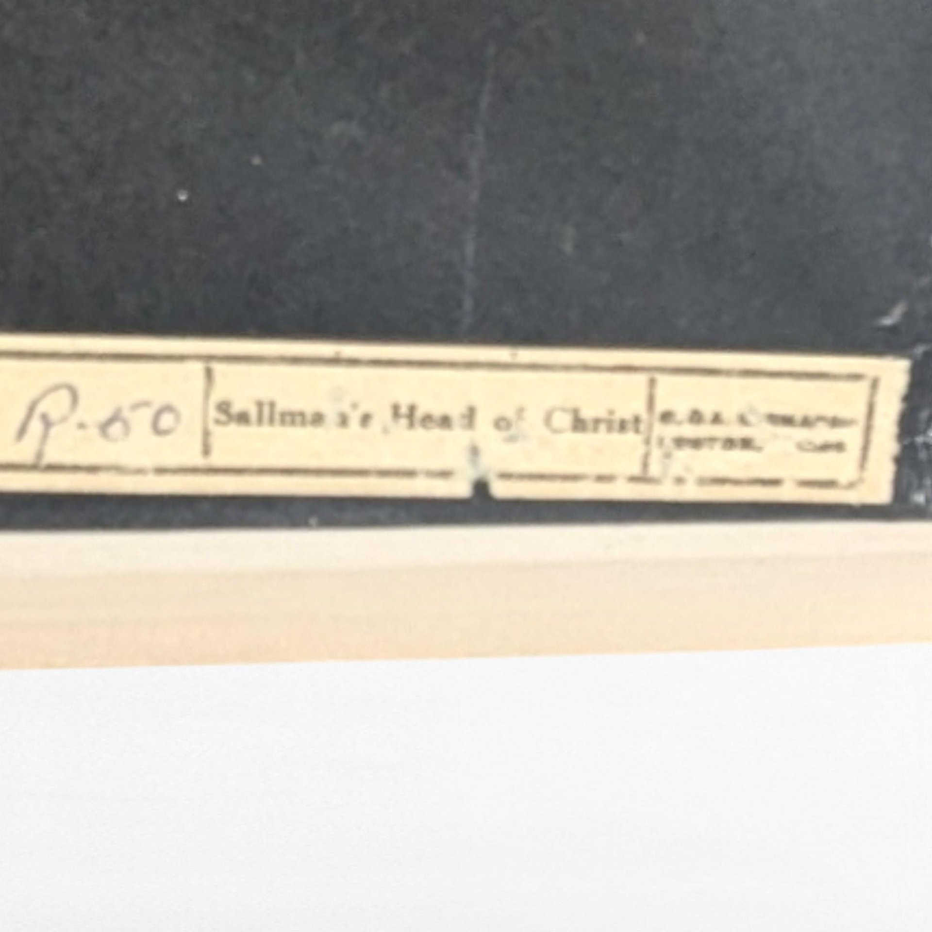 1941 Sallman's Head of Christ Framed Lithograph