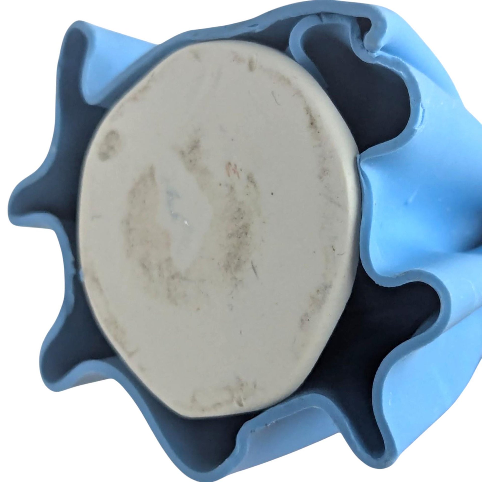 Vintage Handmade Clay Bunny and Dog Figurine