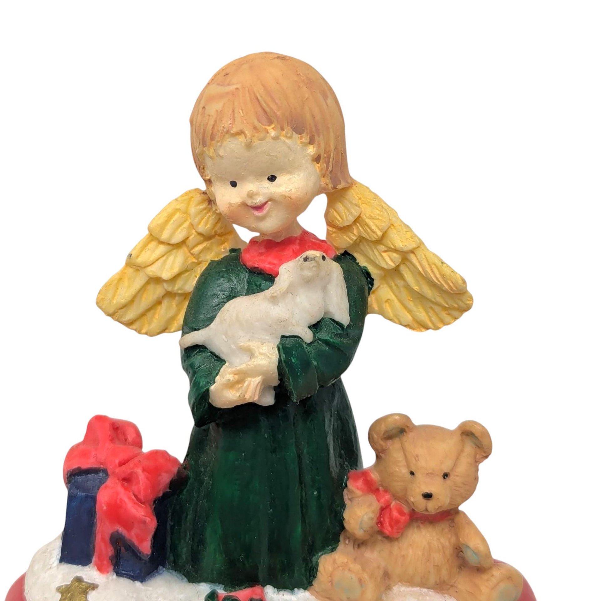 1997 Santa's Workbench Angel Stocking Holder