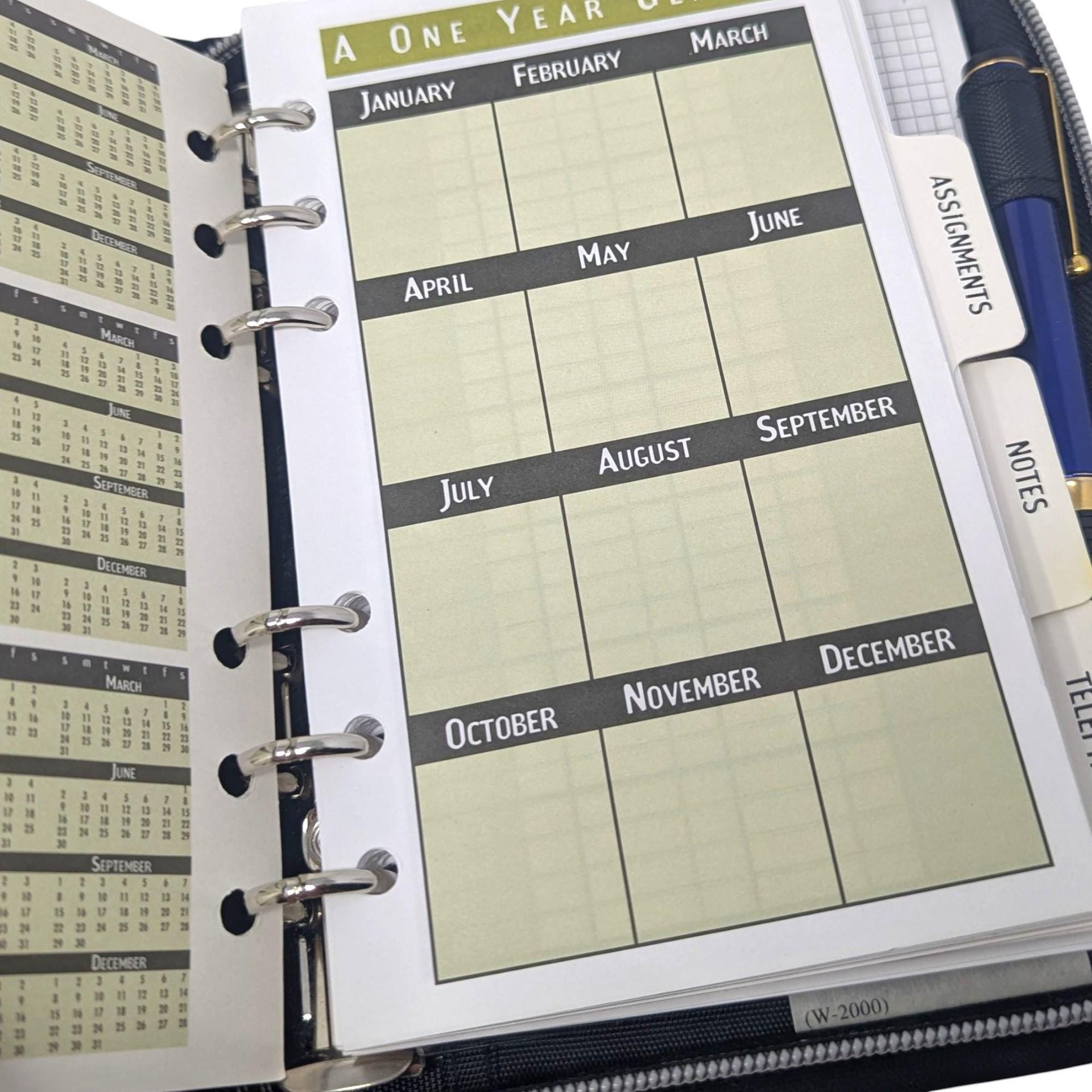 2000 MTV Student Planner in Zippered Case