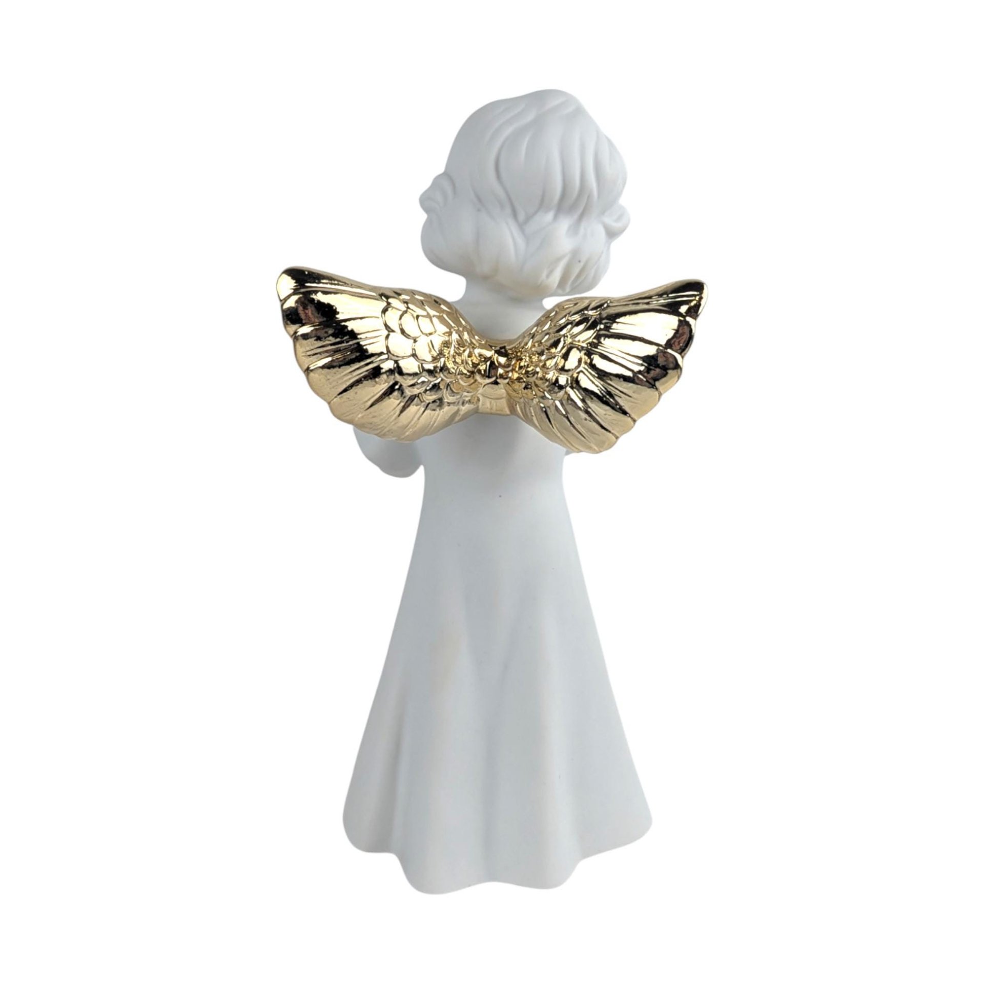 Vintage Dept. 56 Winter Silhouette Choir Angel Candle Holder