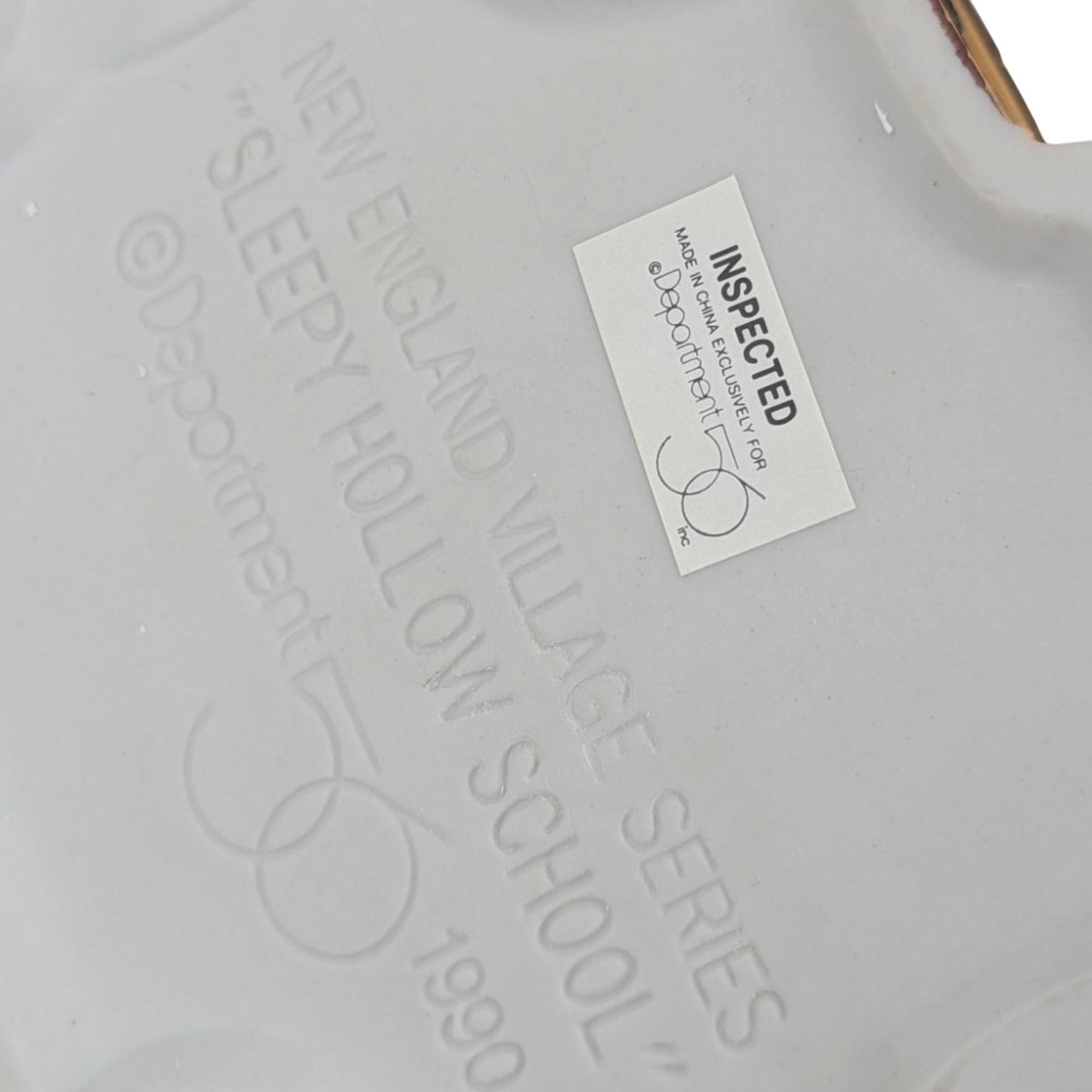 1990 Dept 56 Sleepy Hollow School New England Village