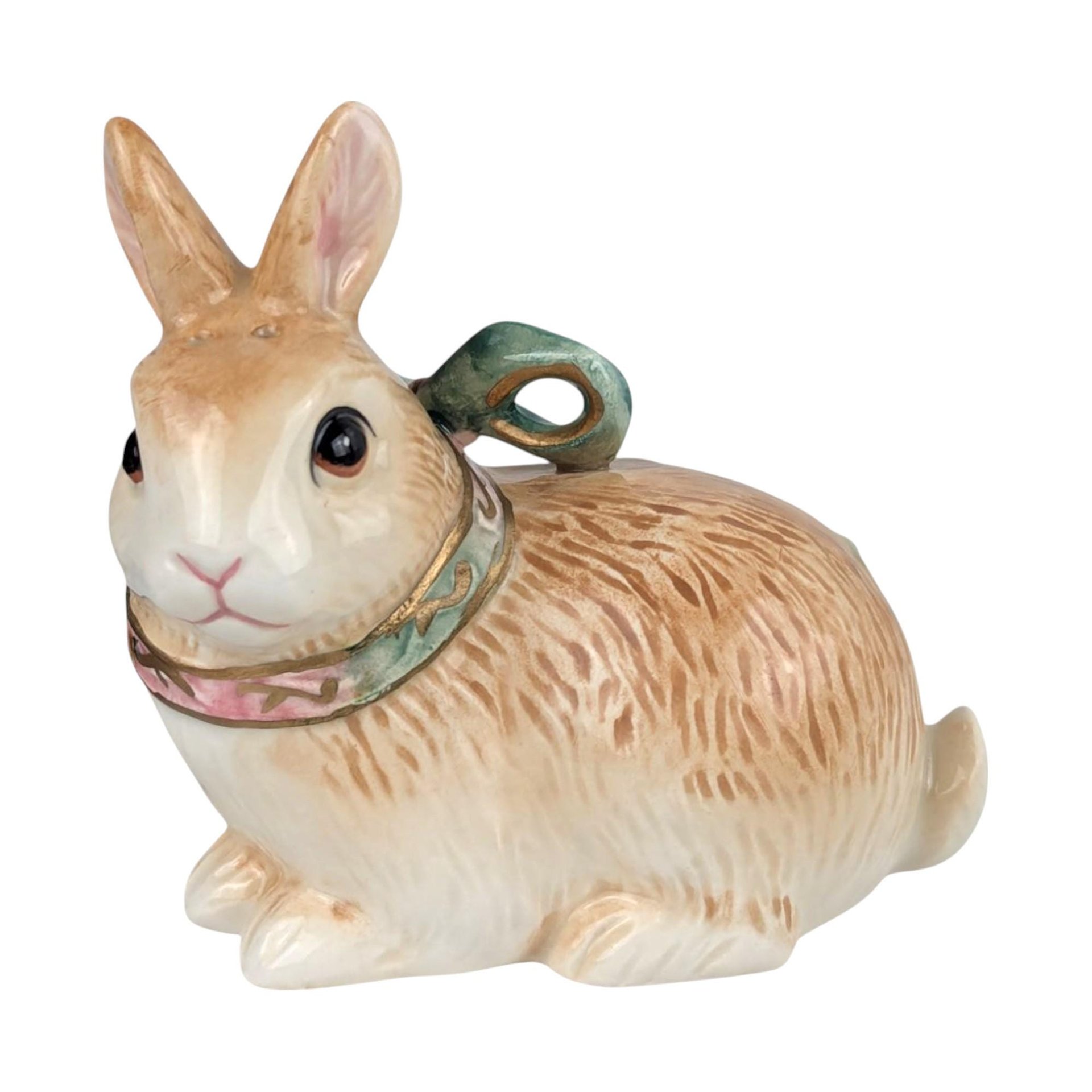 Vintage Fitz & Floyd Woodland Spring Bunny Salt and Pepper Set