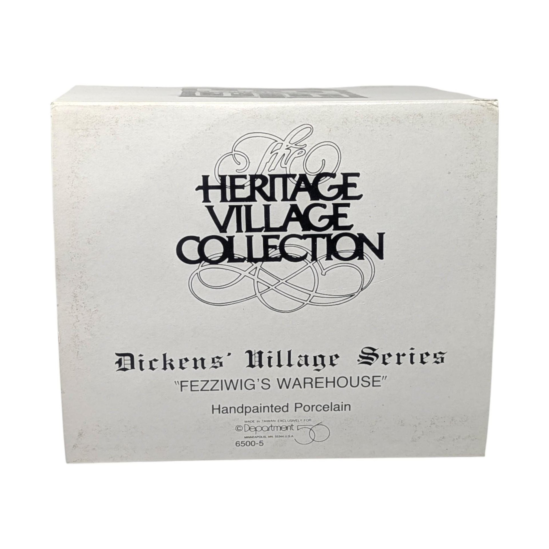 1986 Dept 56 Fezziwig's Warehouse Dickens Village