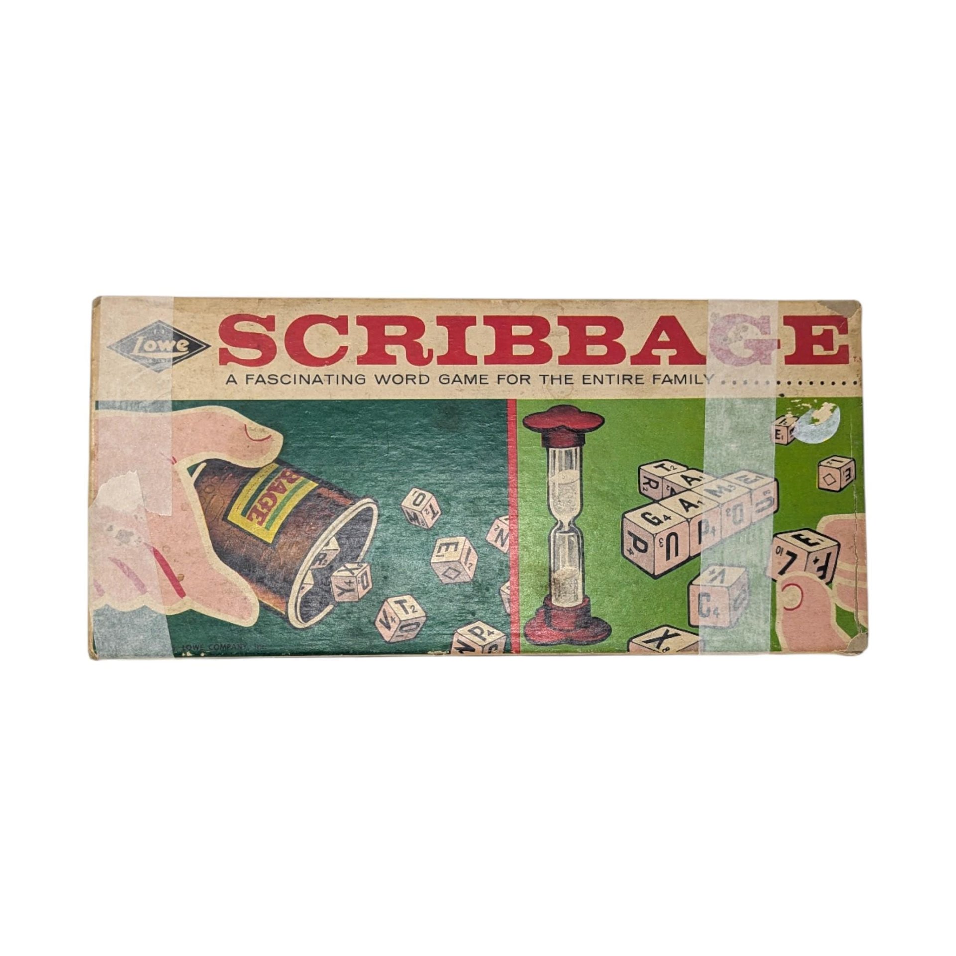 1963 Lowe Scribbage Word Game