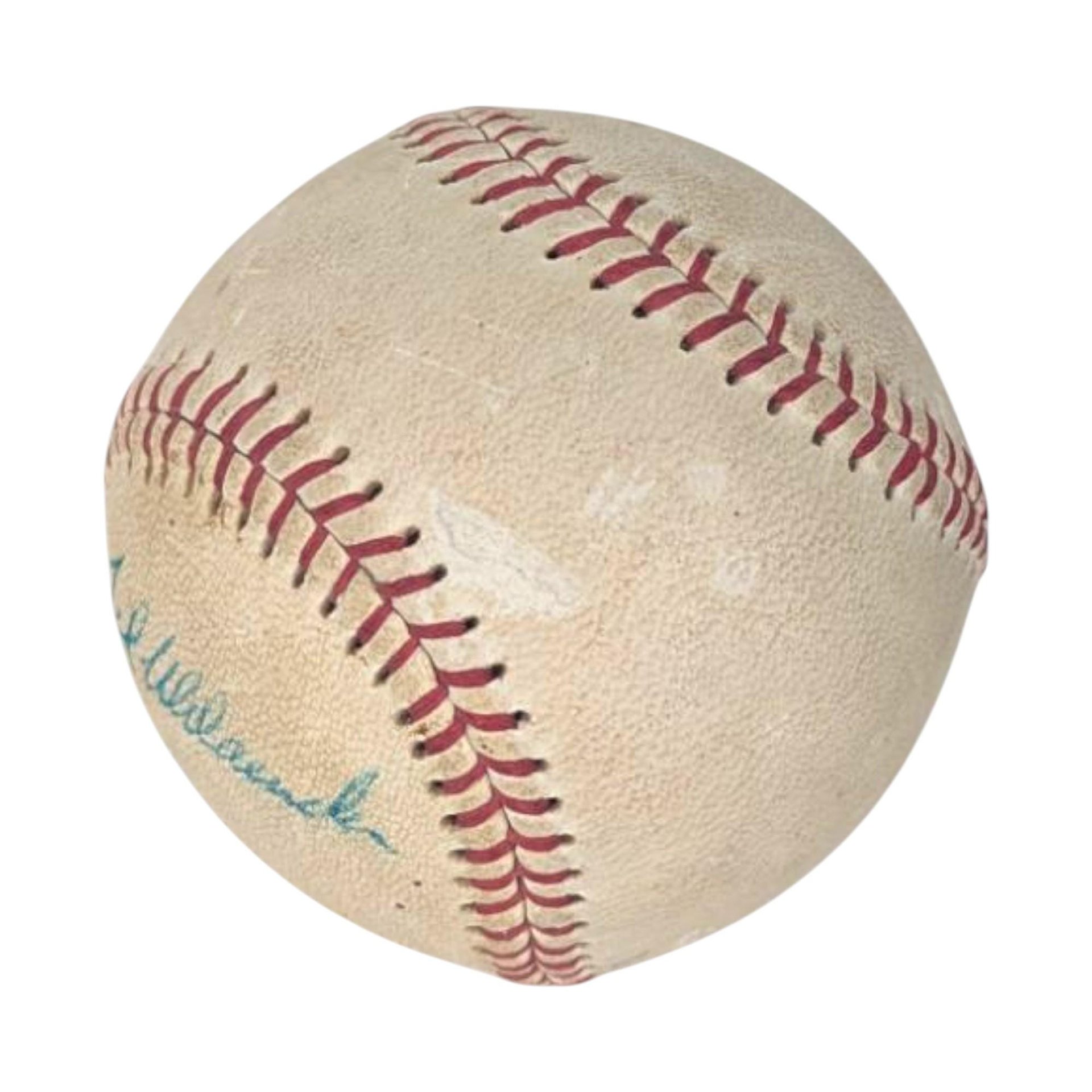 1970s MN Twins Ted Uhlaender Signed Baseball