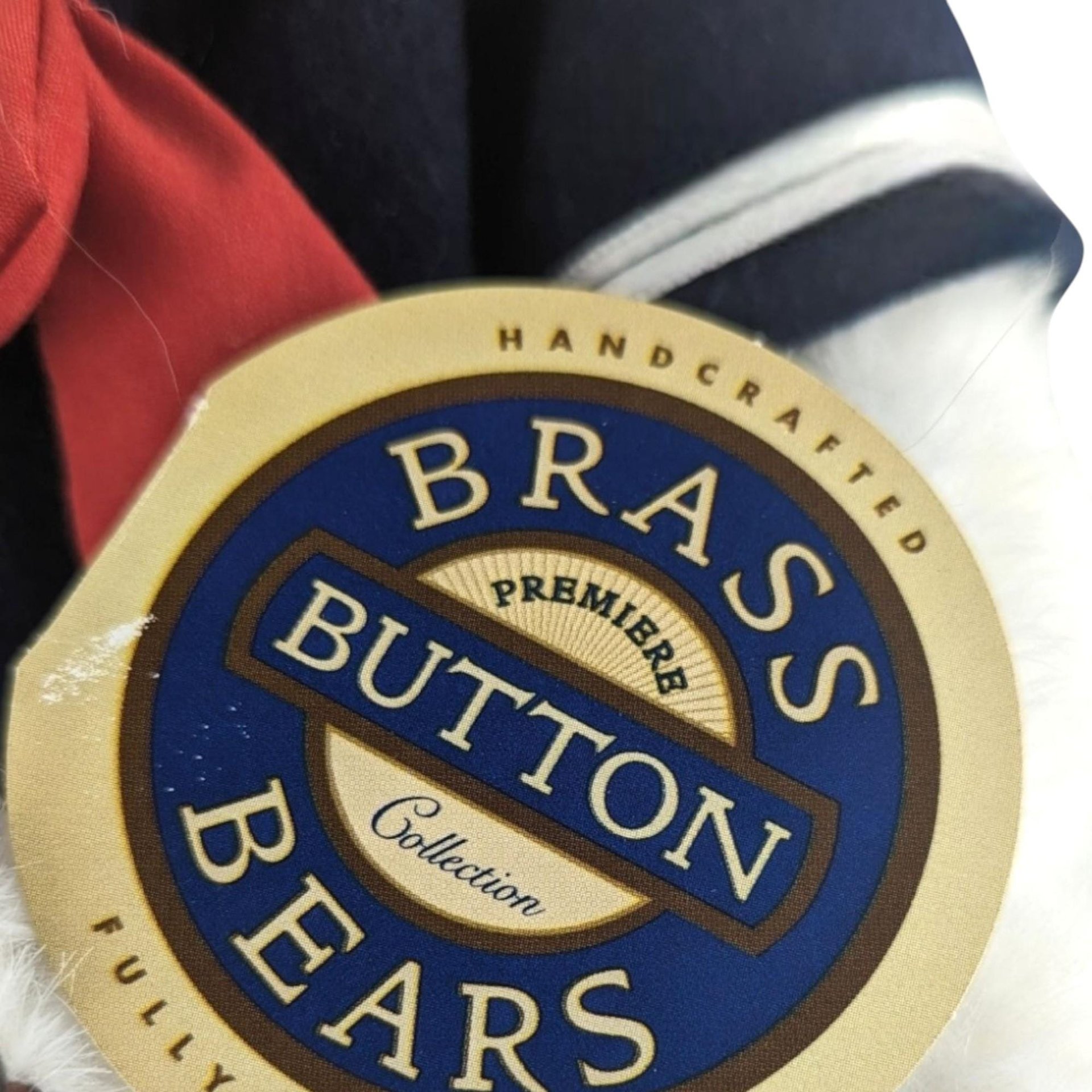 Vintage Academic & Nautical Brass Button Bear Choice