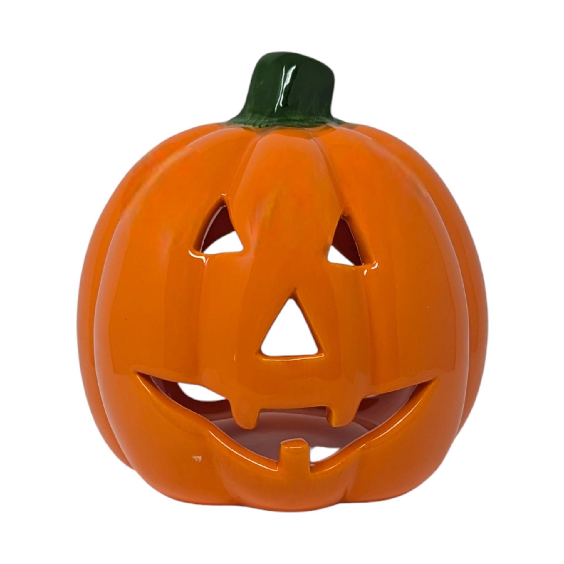 2004 Target Jack O' Lantern Ceramic Tealight Holder