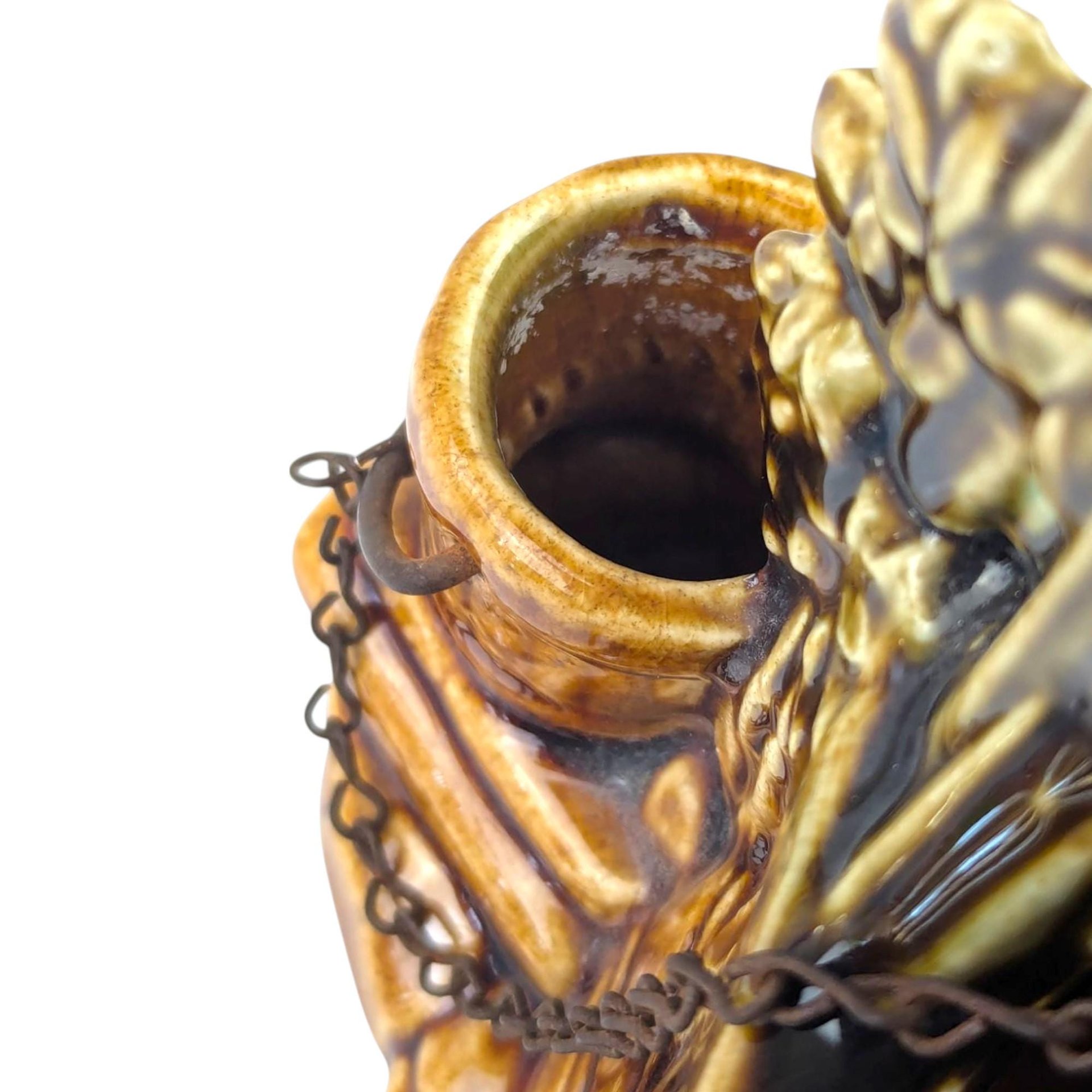 Vintage McCoy 'Wishing Well' Ceramic Planter