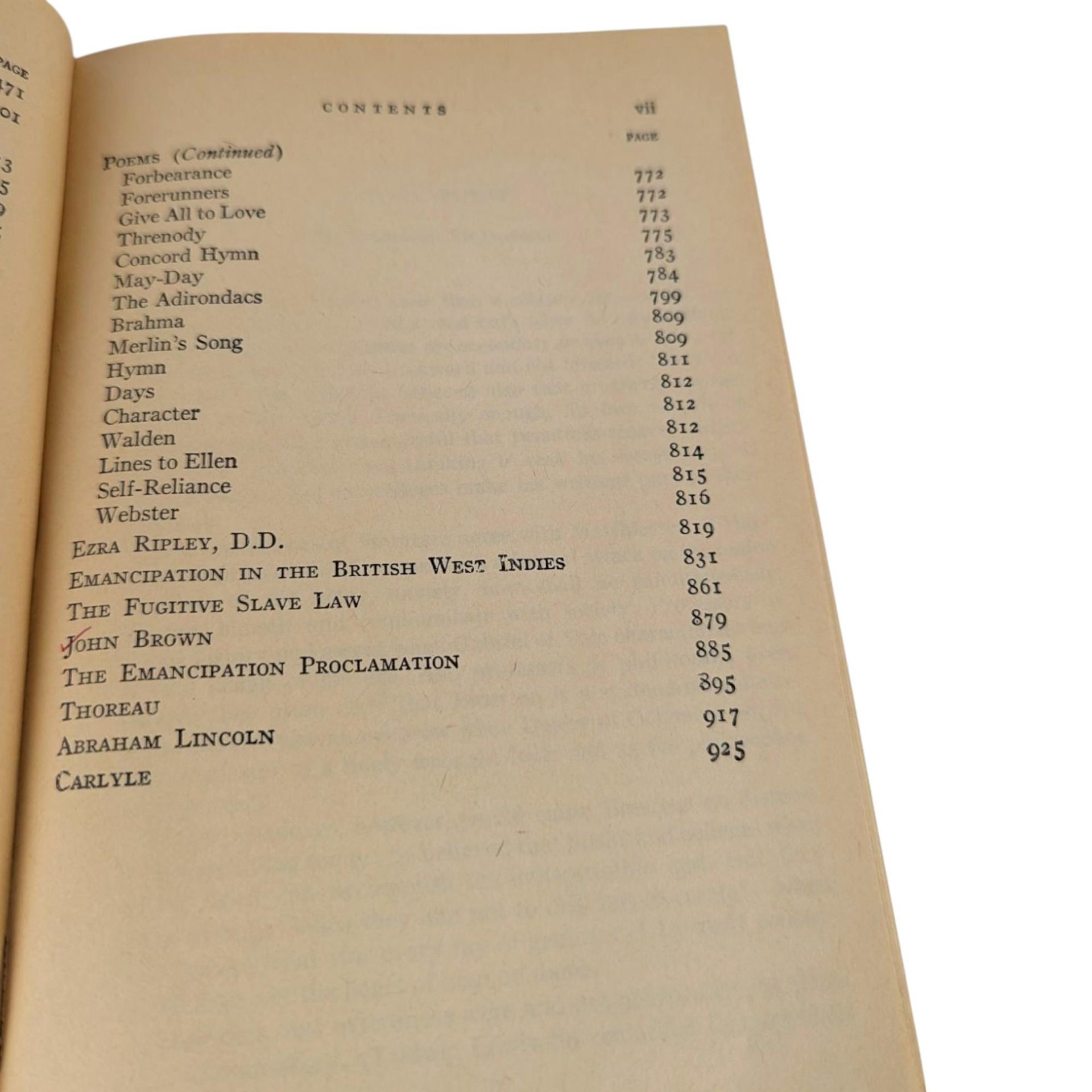 1950 Ralph Waldo Emerson Selected Writings