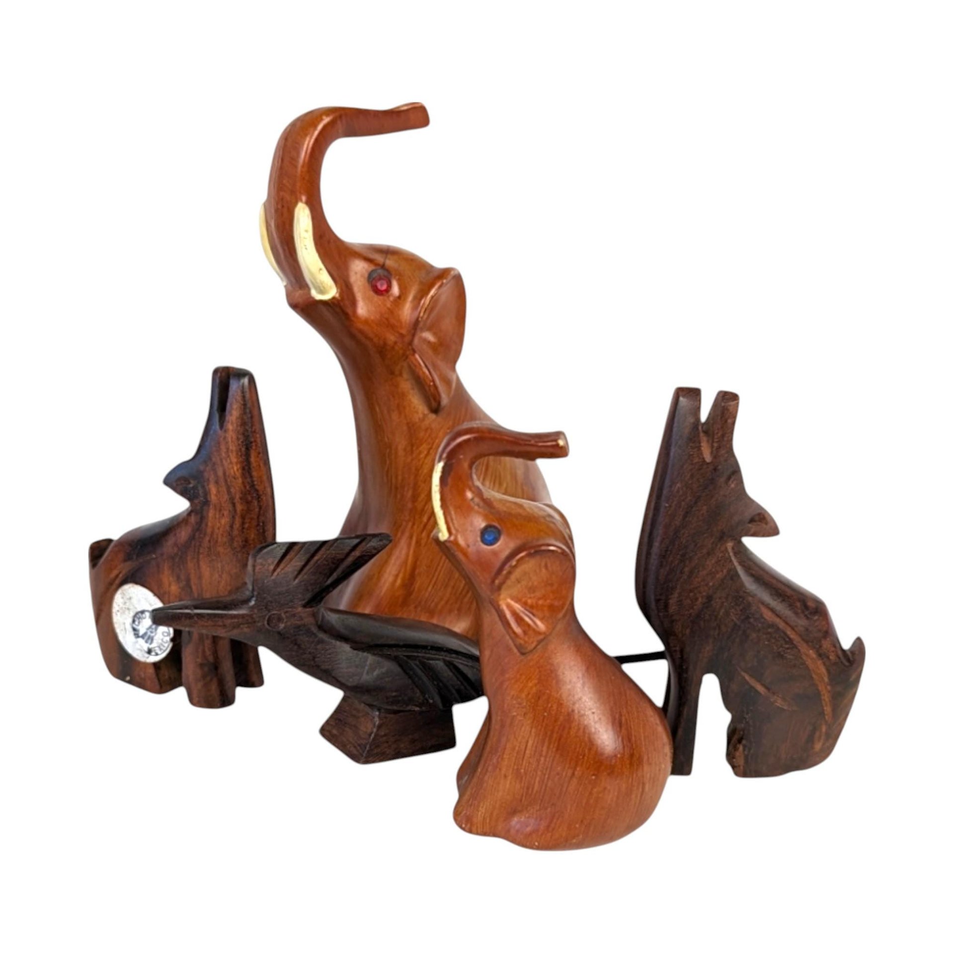 Vintage Hand Carved Wooden Decor Choice