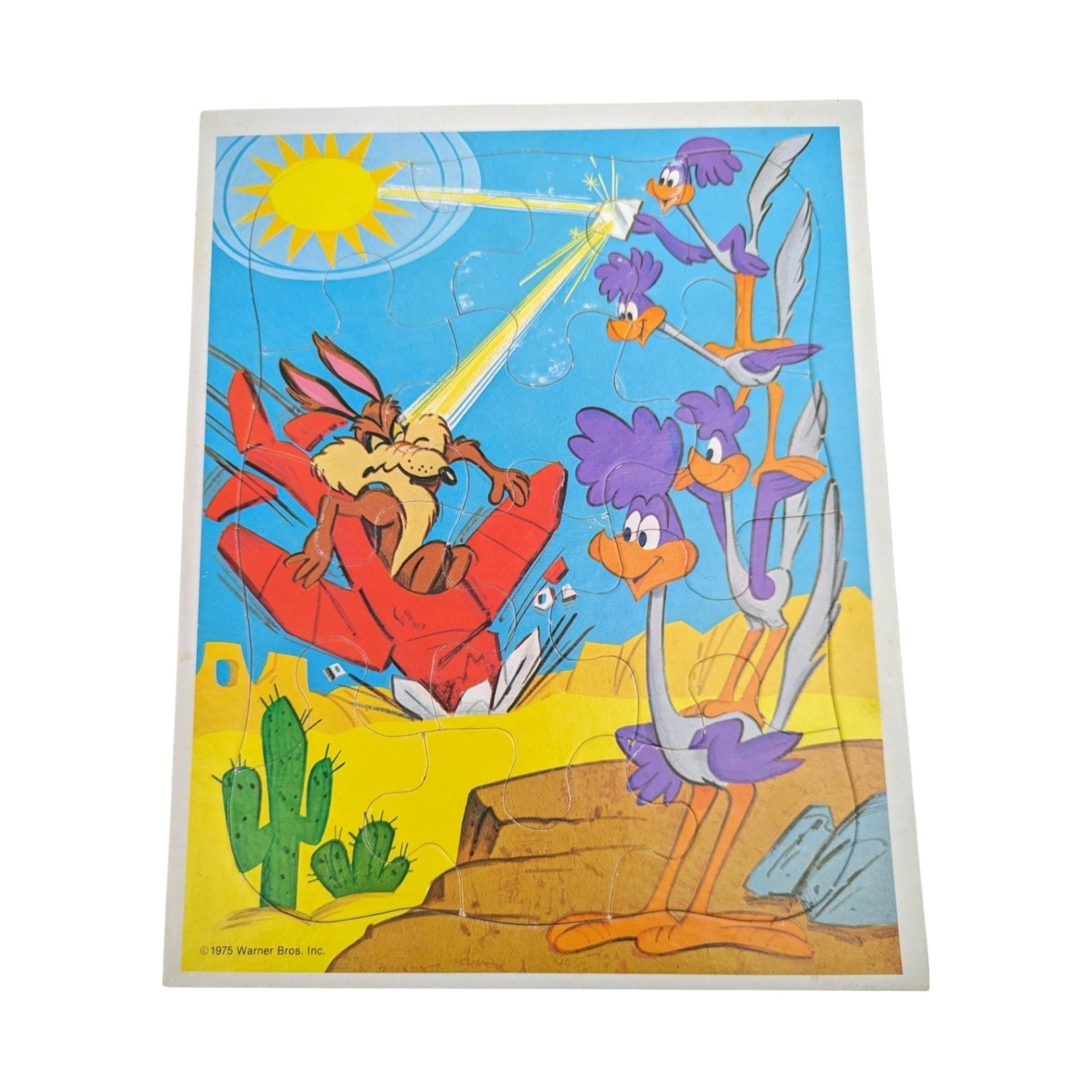 1970s Looney Tunes Tray Puzzle Lot