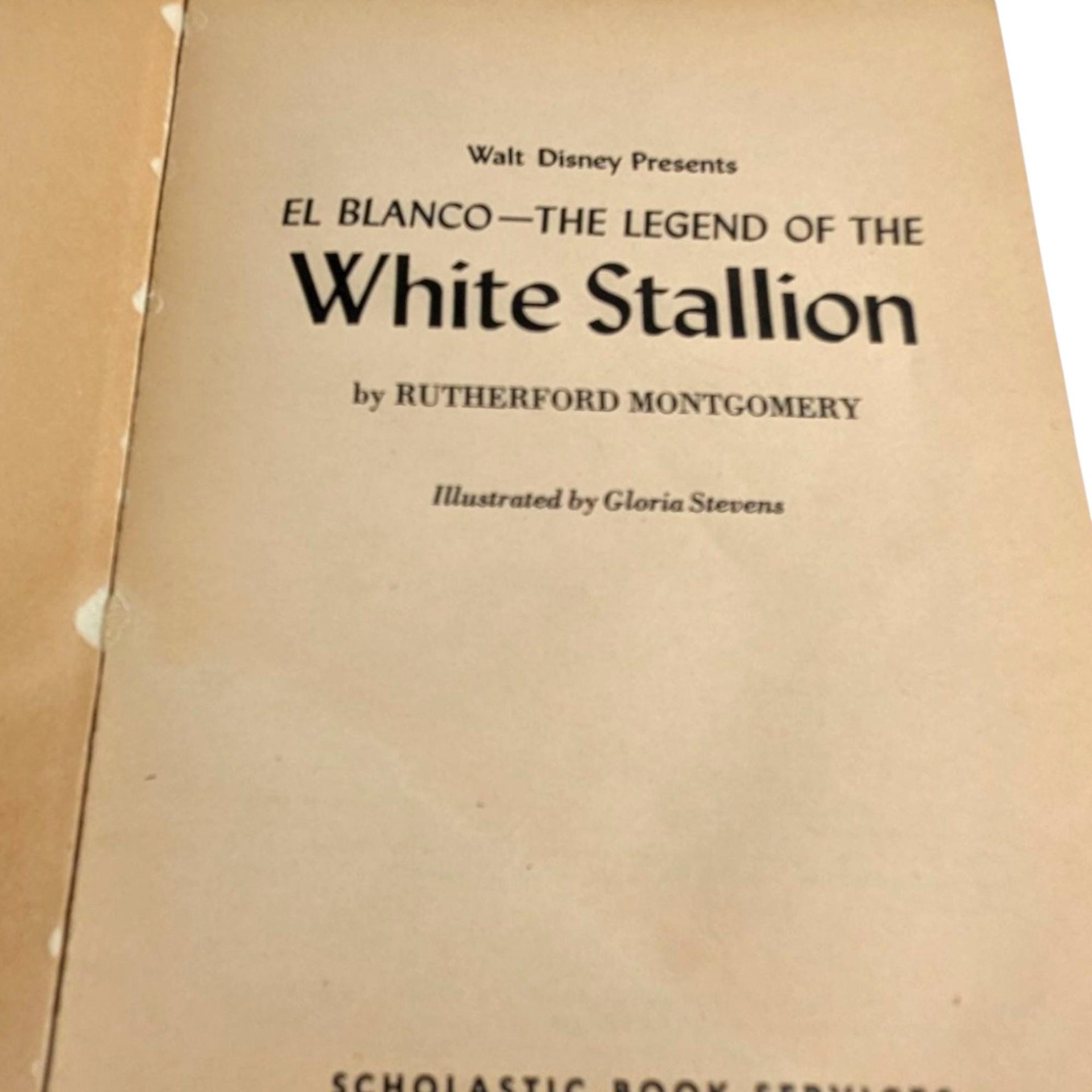 1961 Walt Disney's "El Blanco—The Legend of the White Stallion"