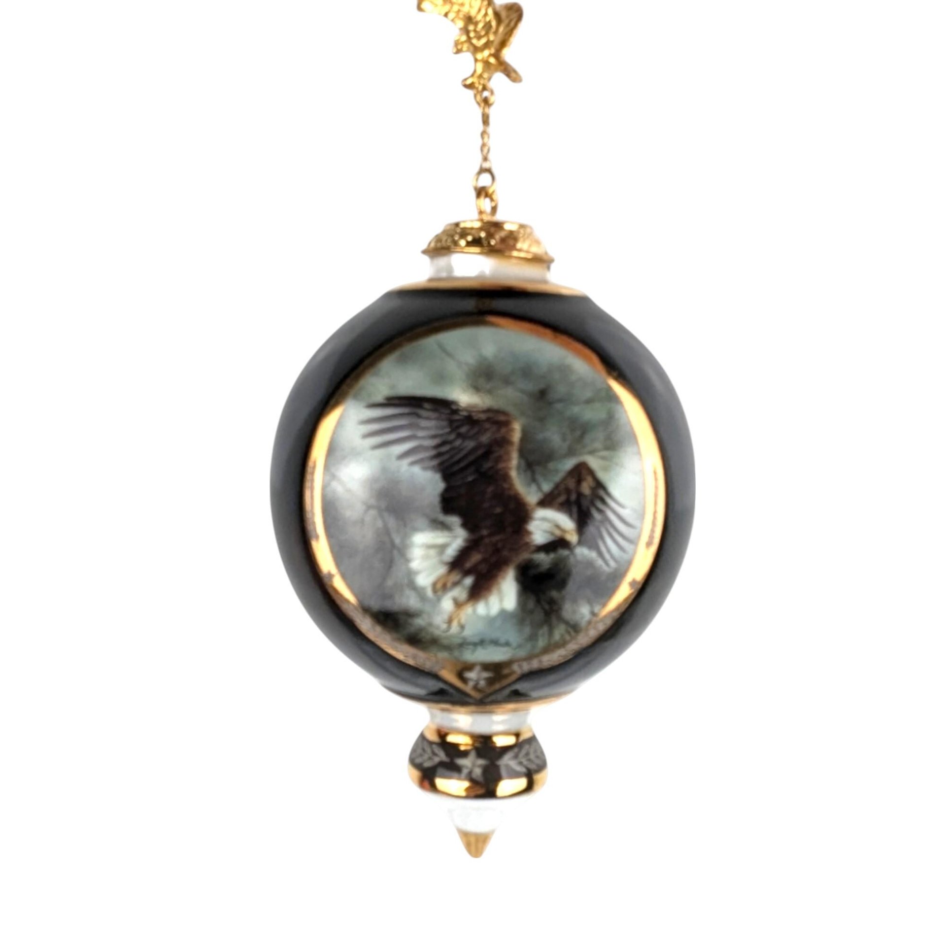 1999 Bradford Exchange 'America the Beautiful' Eagle Ornaments