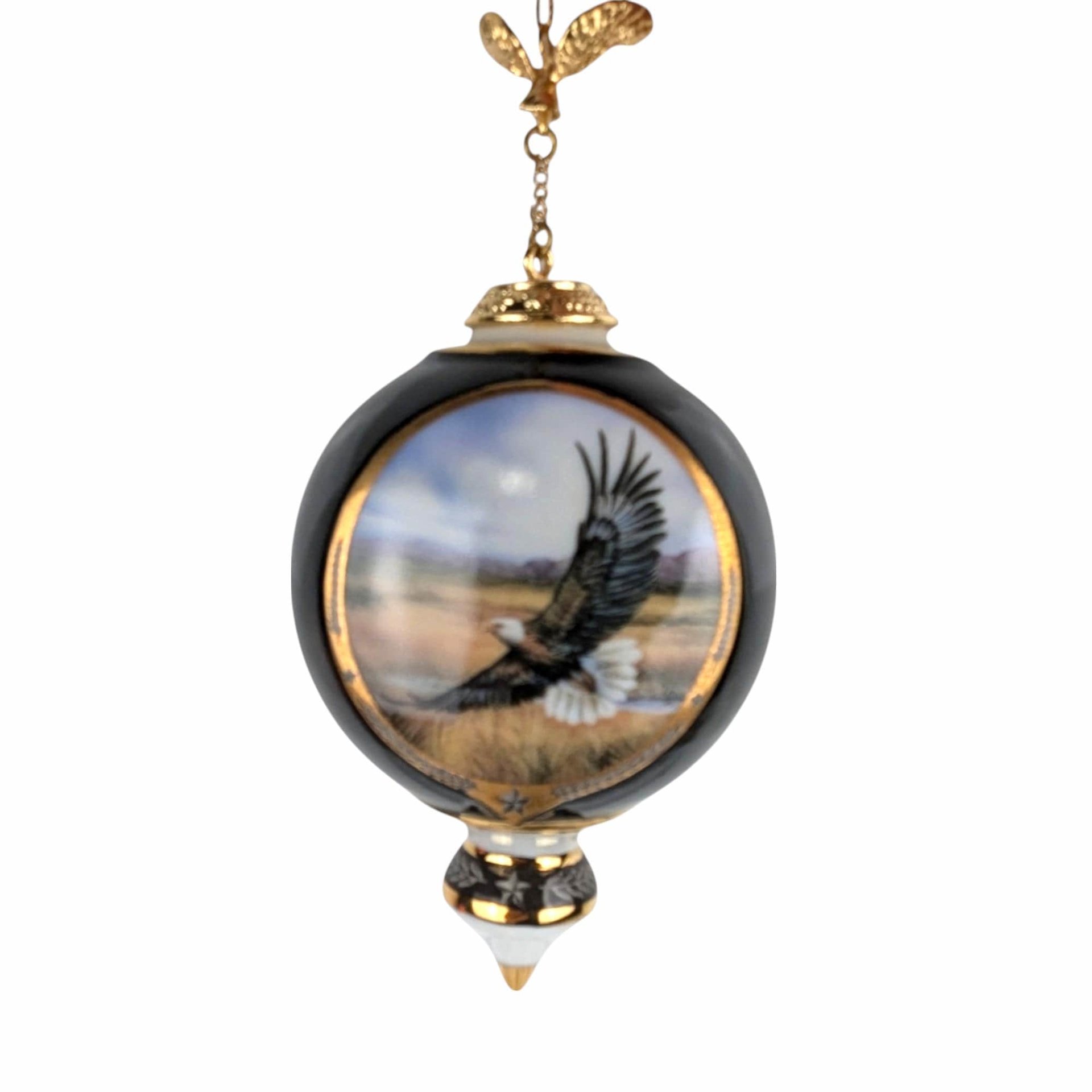 1999 Bradford Exchange 'America the Beautiful' Eagle Ornaments