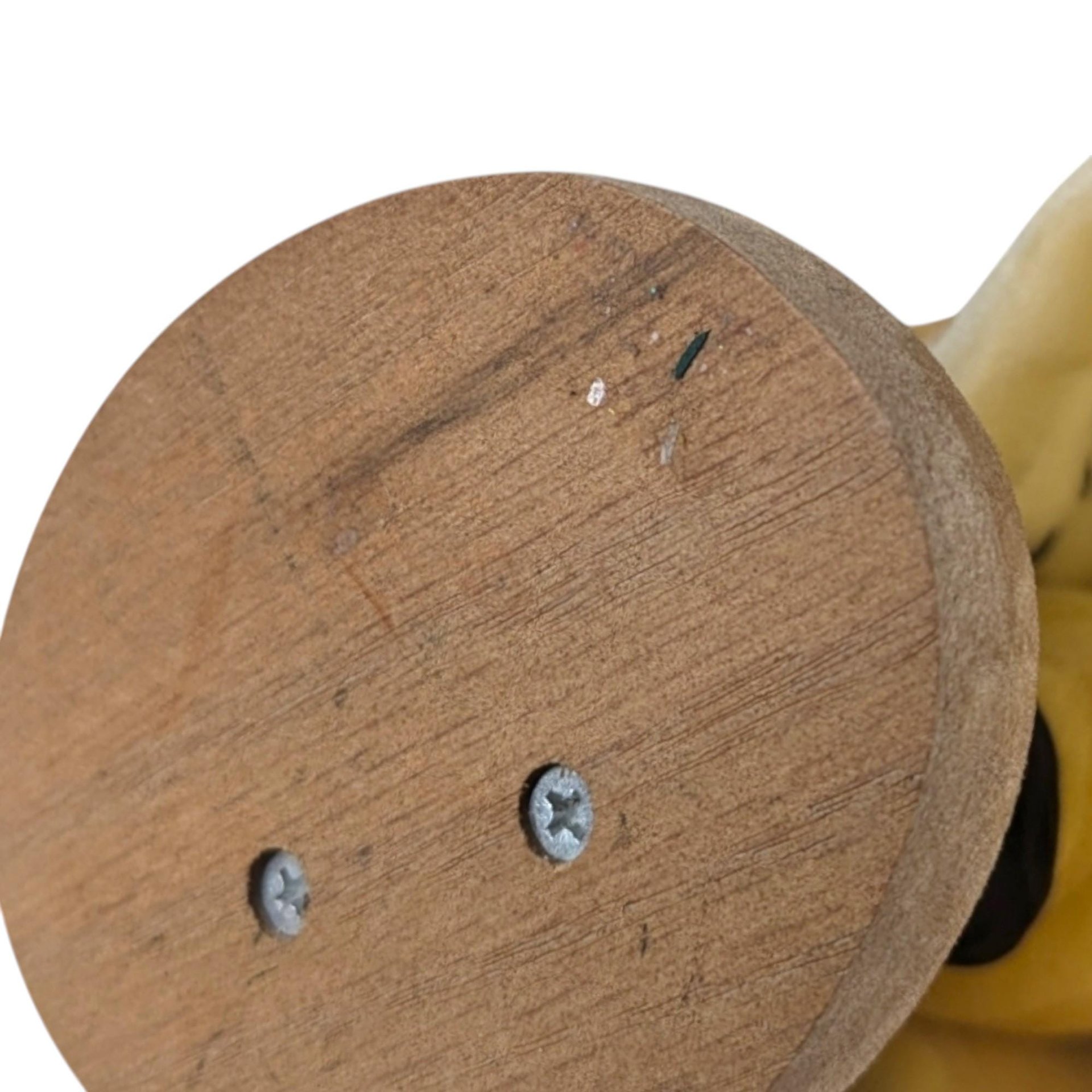 Vintage Cream-Clothed Woodland Santa Figure