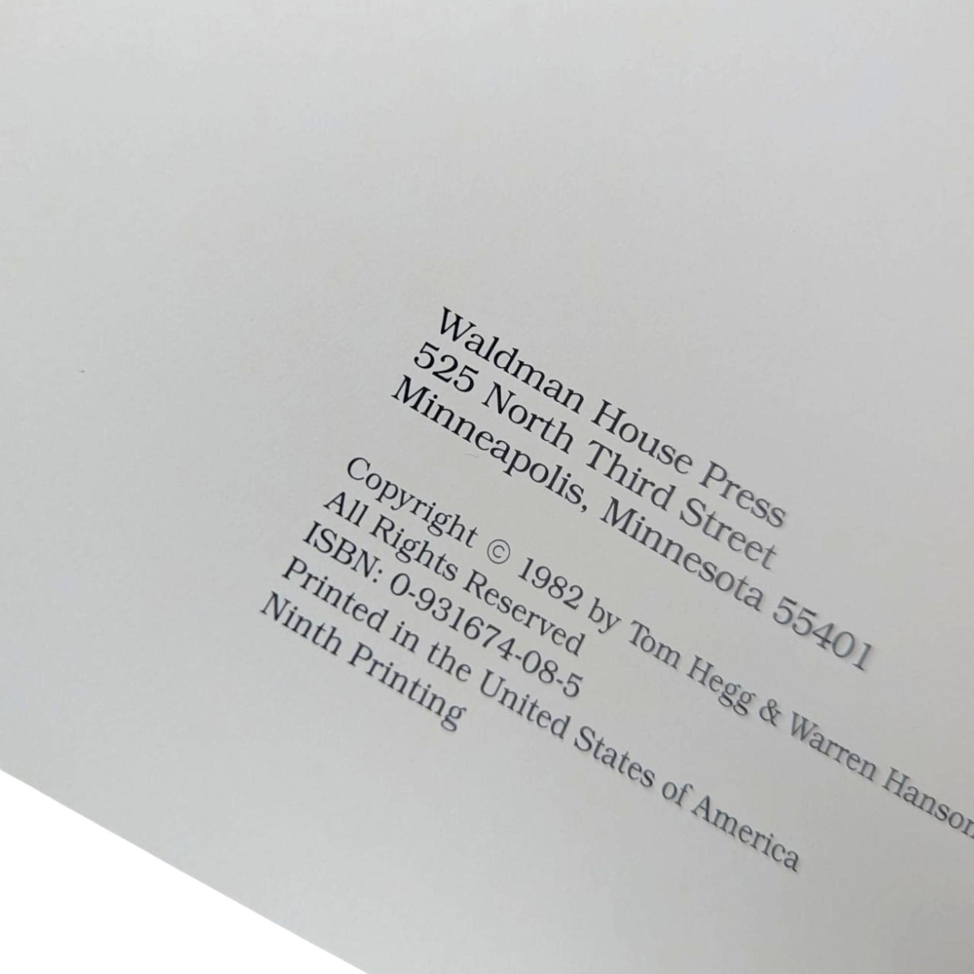 1982 Autographed 'A Cup of Christmas Tea' Hardcover