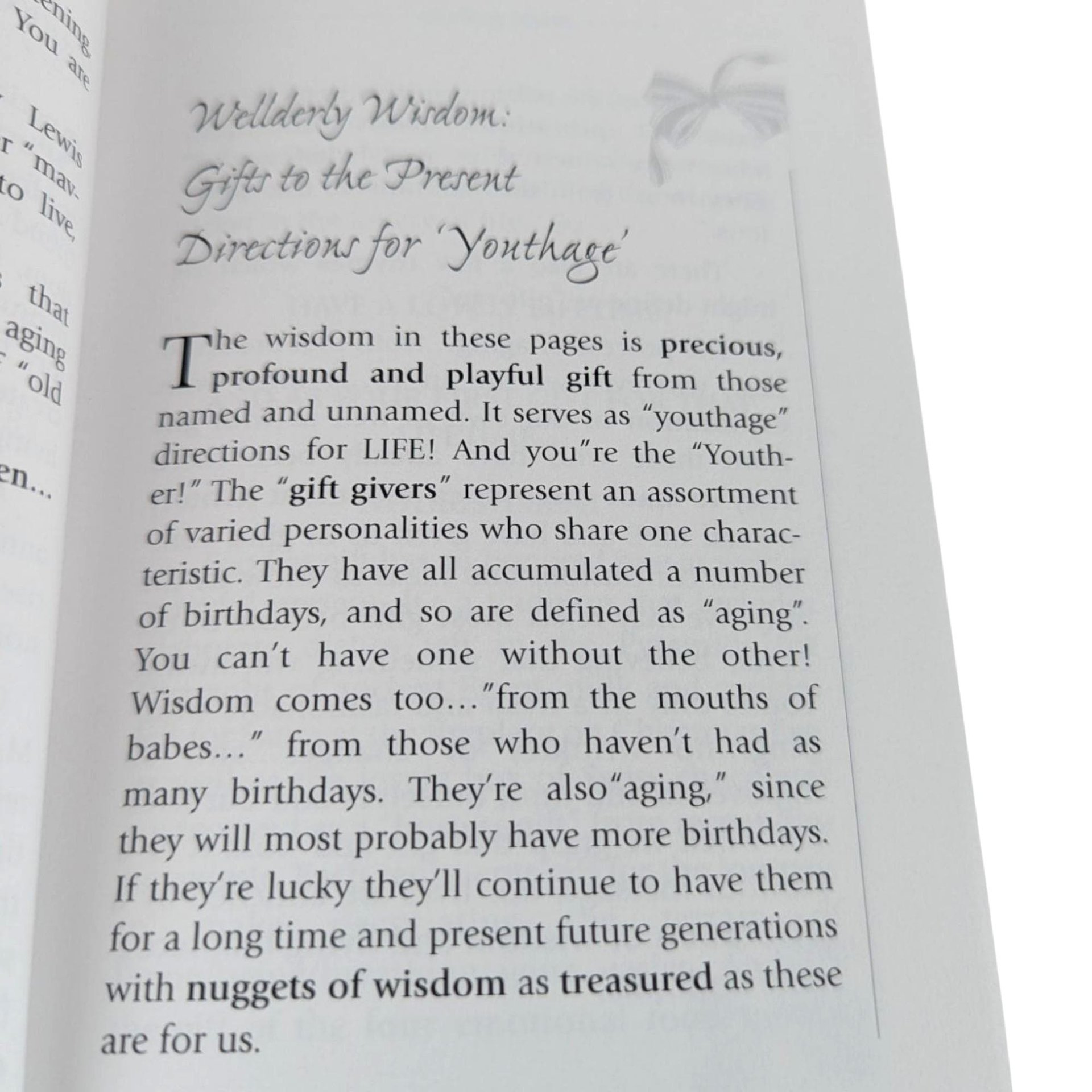2002 Signed 'Gift to the Present' by Maryann Glasgow Softcover