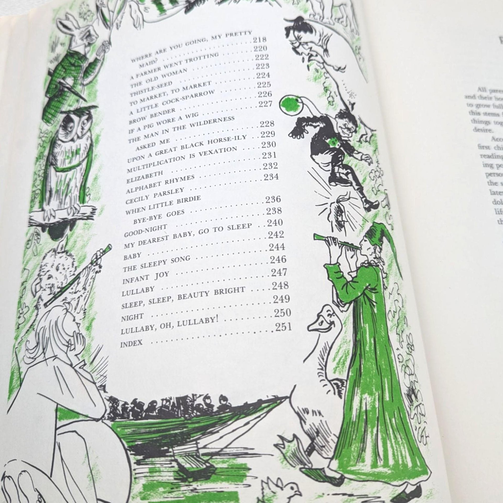 1973 Best Loved Nursery Rhymes and Songs Hardcover Book