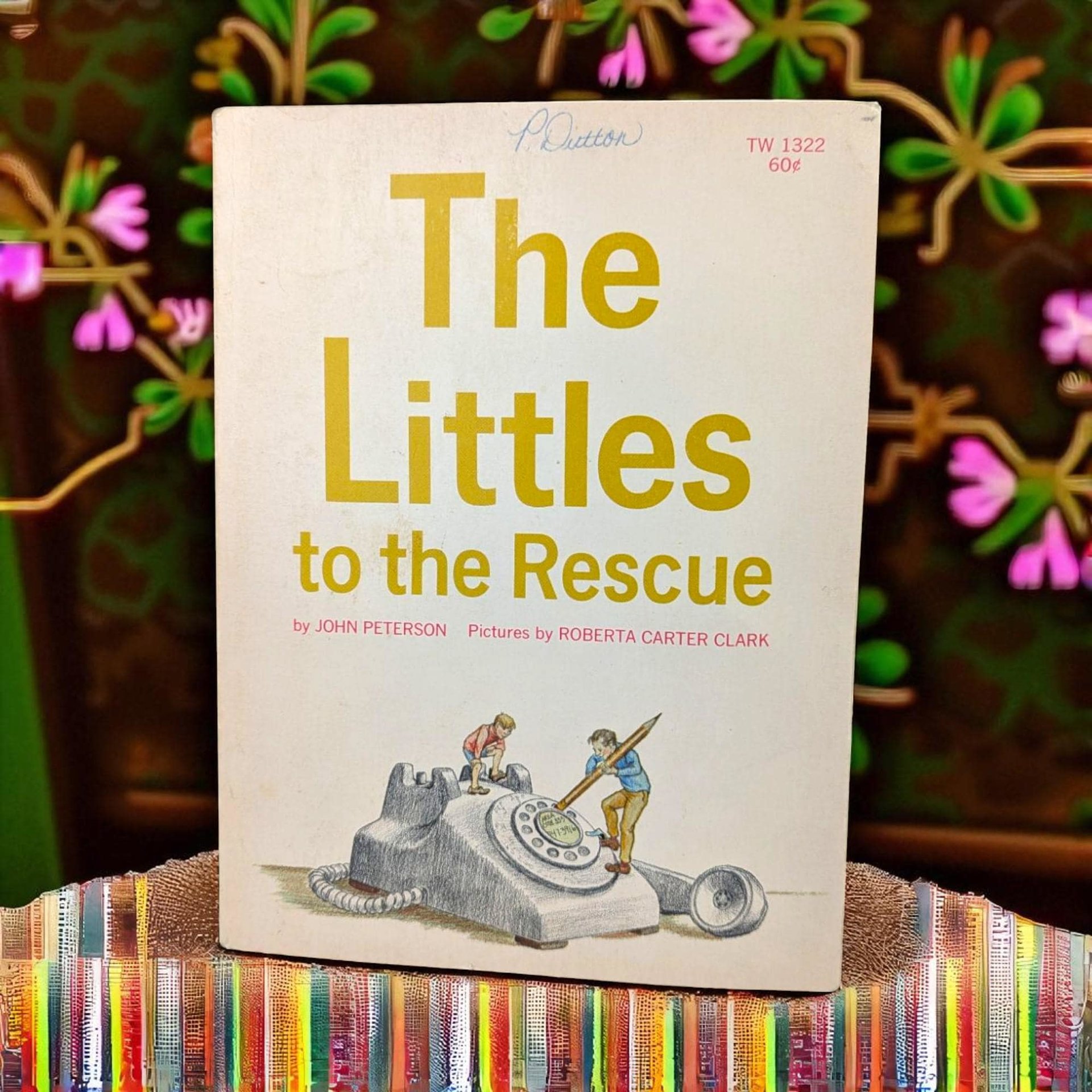 1974 The Littles to the Rescue Scholastic Softcover Book